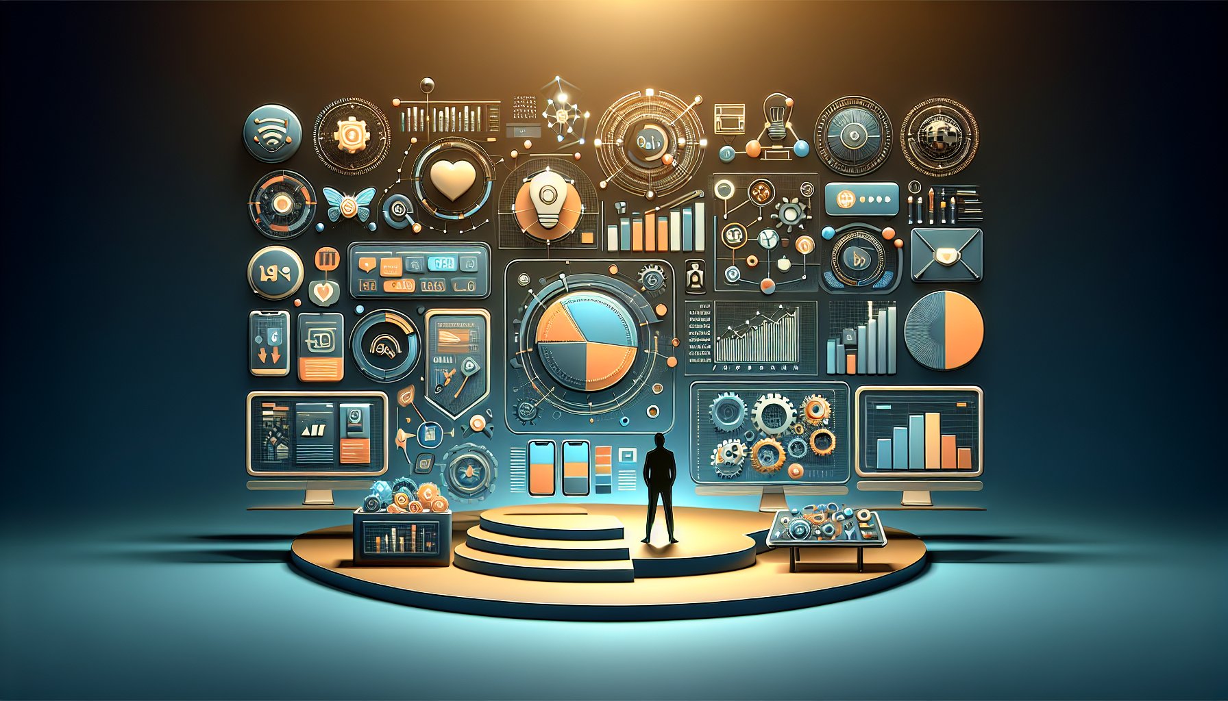 25 essential digital marketing tools for entrepreneurs in 2025, focusing on AI-driven strategies and data-driven decisions.