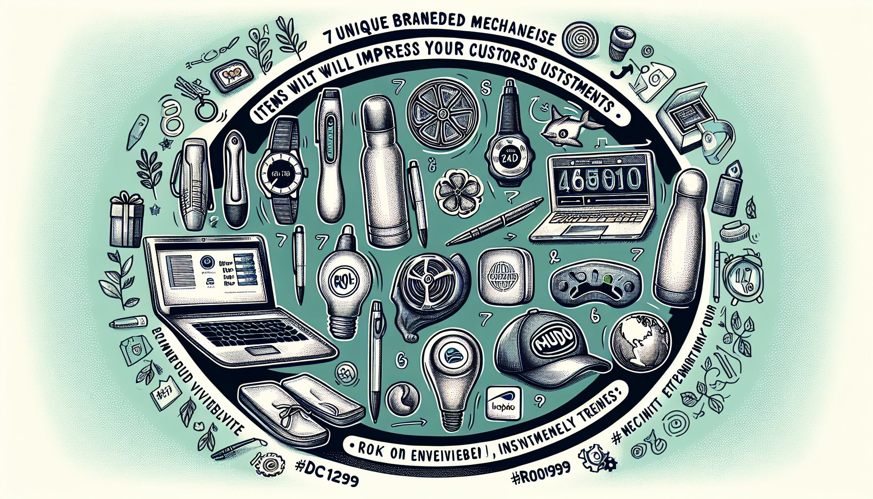 Unique branded merchandise items featuring eco-friendly packaging, customization, and sustainable branding for memorable customer experiences.