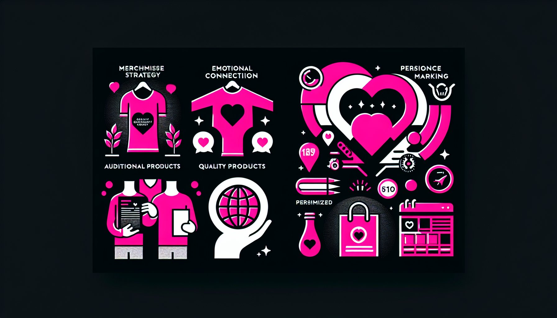 Guide on selecting quality products for branded merchandise to enhance audience engagement and emotional connection.