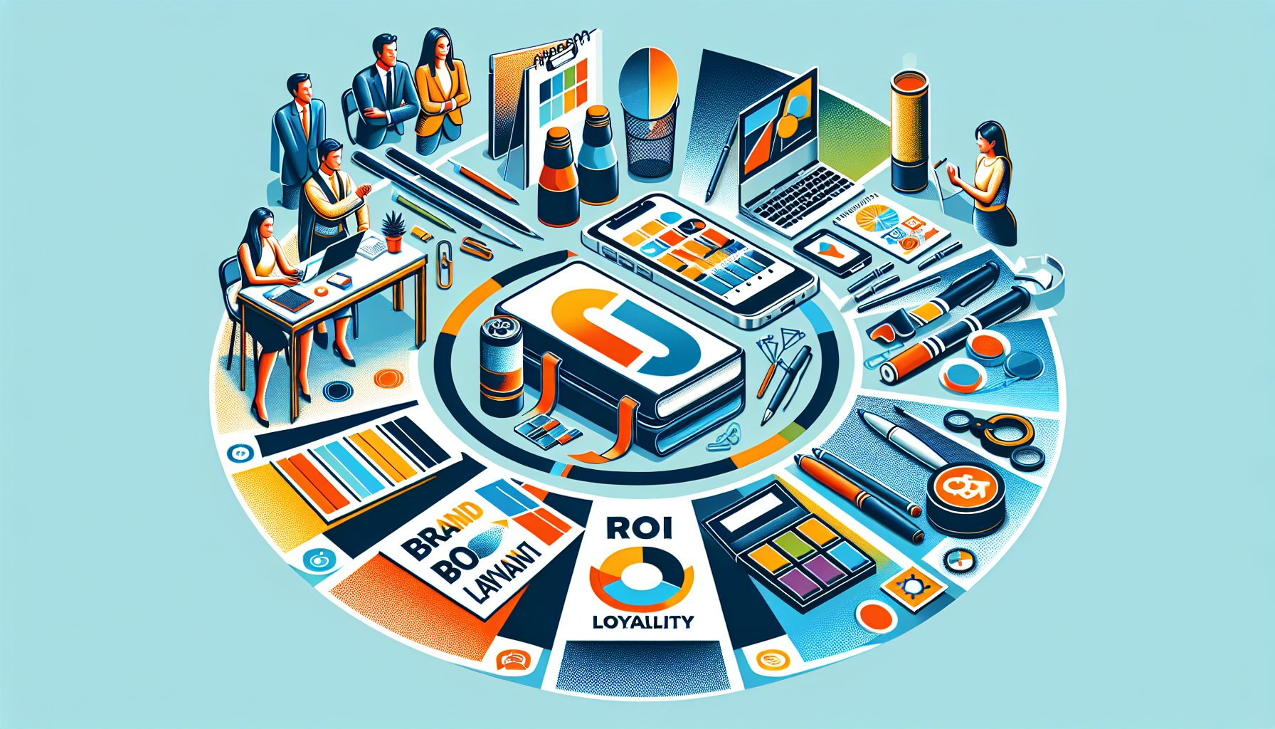 Guide to tracking promotional items ROI in 2025, focusing on brand loyalty, consumer engagement, and sustainable, personalized merchandise.