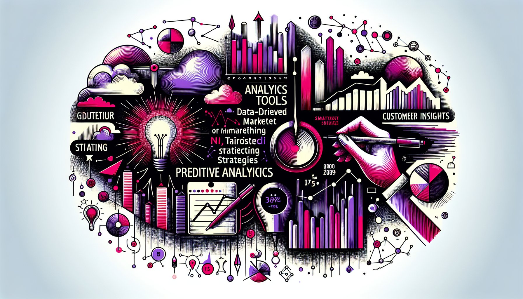 Analytics tools for data-driven marketing, leveraging customer insights to create tailored strategies and predictive analytics.
