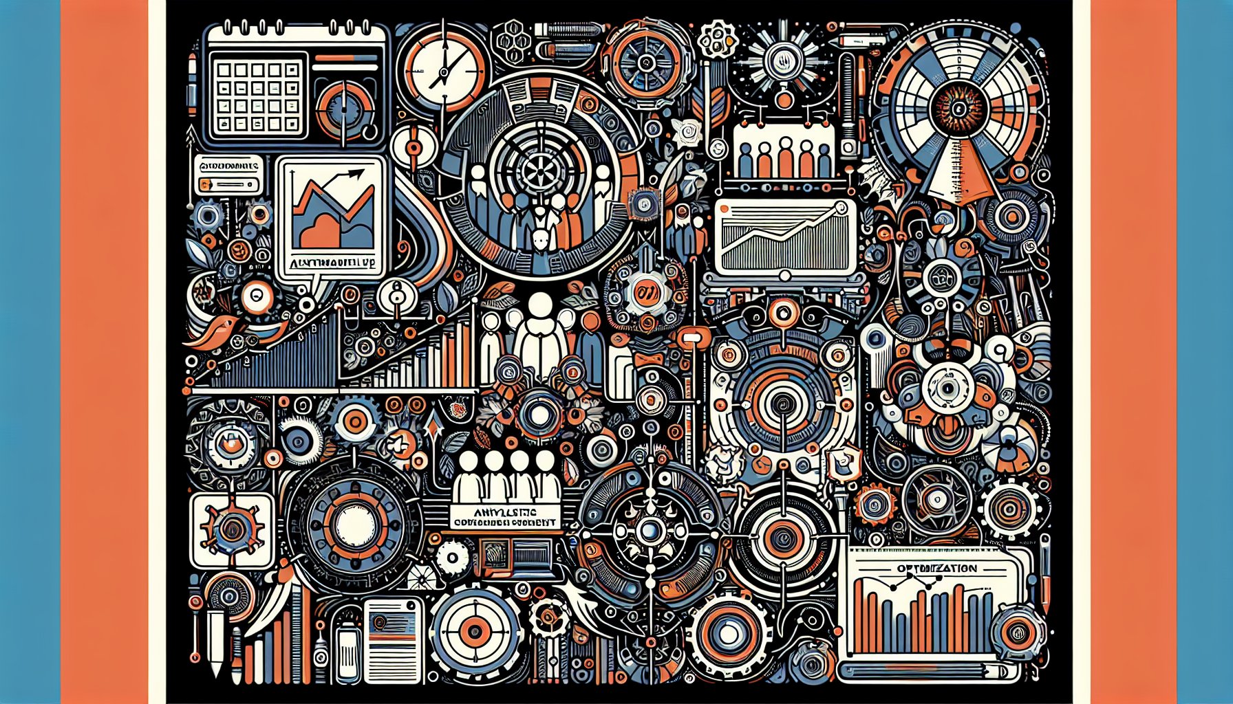 Content marketing calendar guide for audience engagement and optimizing content strategy using digital marketing tools and analytics.