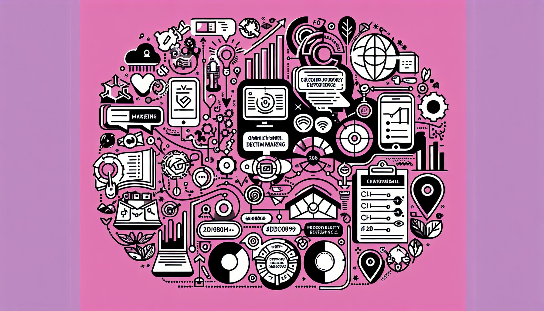 Visual guide on crafting a Digital Marketing Strategy 2025 with focus on customer journey mapping and personalization 2.0.