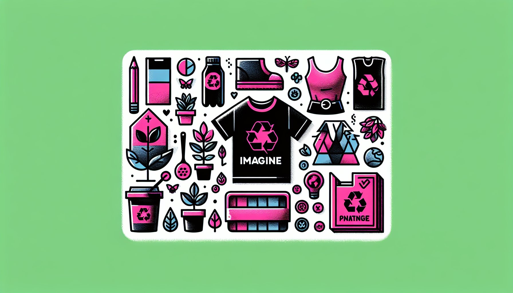 Top 10 eco-friendly promotional items for a sustainable marketing strategy, featuring plantable products and recycled materials apparel.