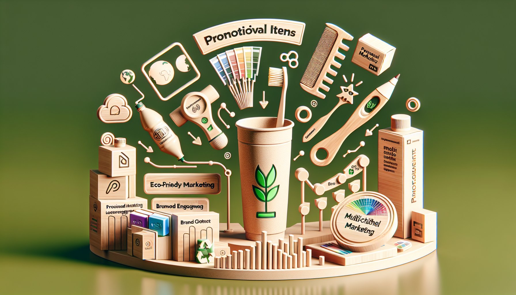 Guide on selecting eco-friendly promotional items for personalized marketing and brand engagement in multi-channel strategies.