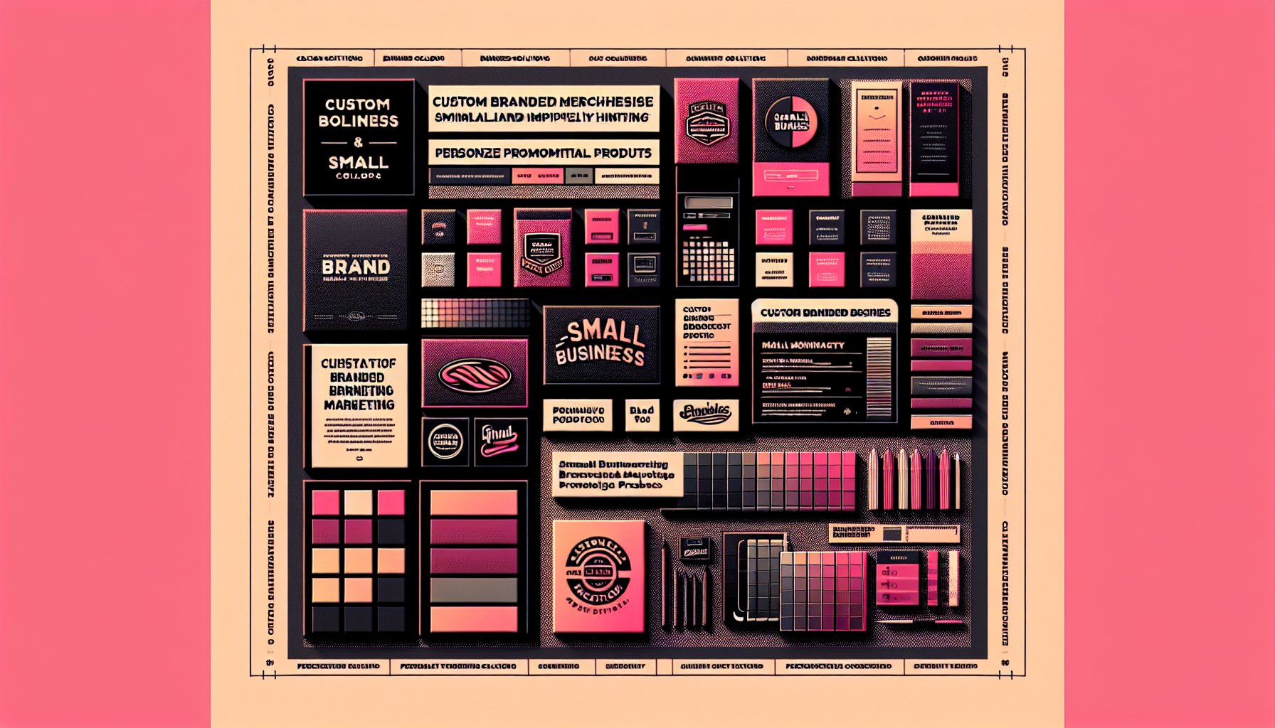 Custom branded merchandise guide for small businesses, enhancing marketing and brand loyalty with personalized promotional products.