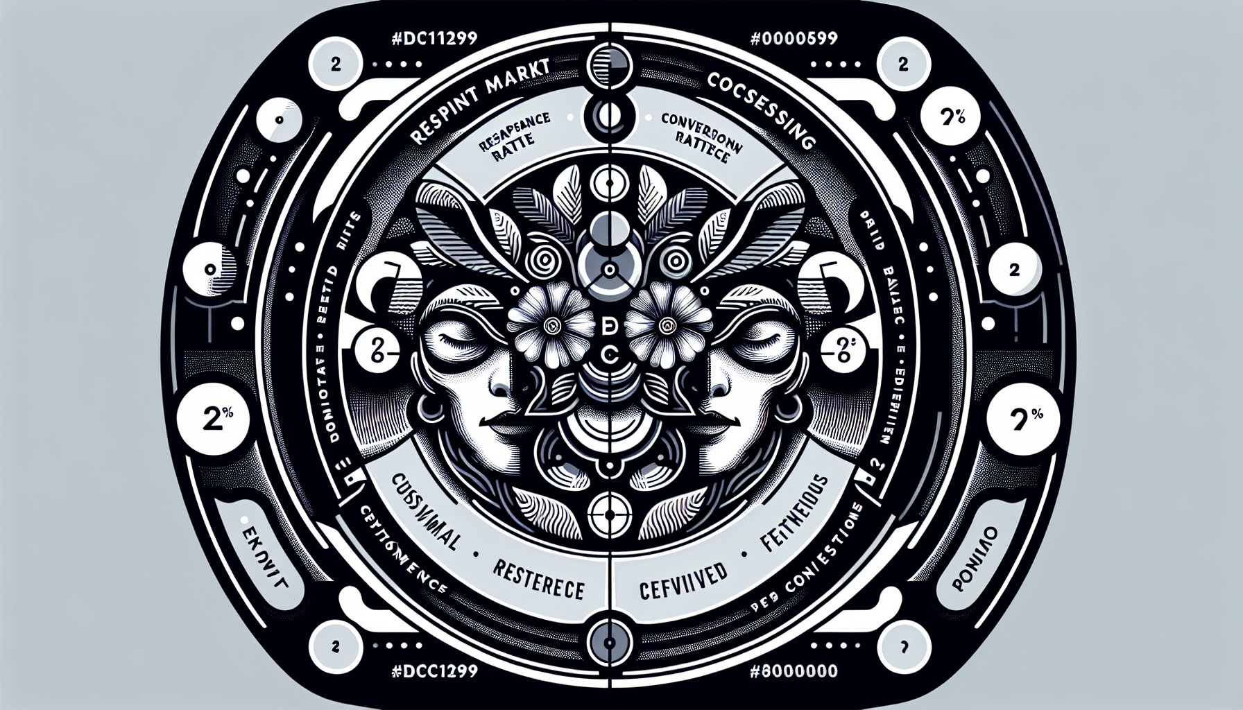 Measuring print marketing success through response rate metrics, conversion analysis, and customer feedback for emotional connections.
