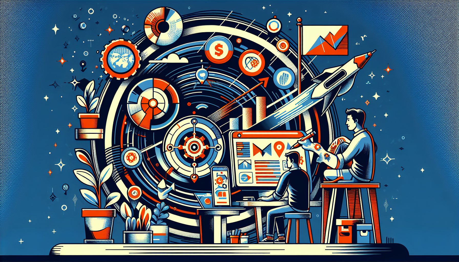 Guide to selecting marketing solutions for startups, focusing on digital strategies, customized merchandise, and brand visibility.