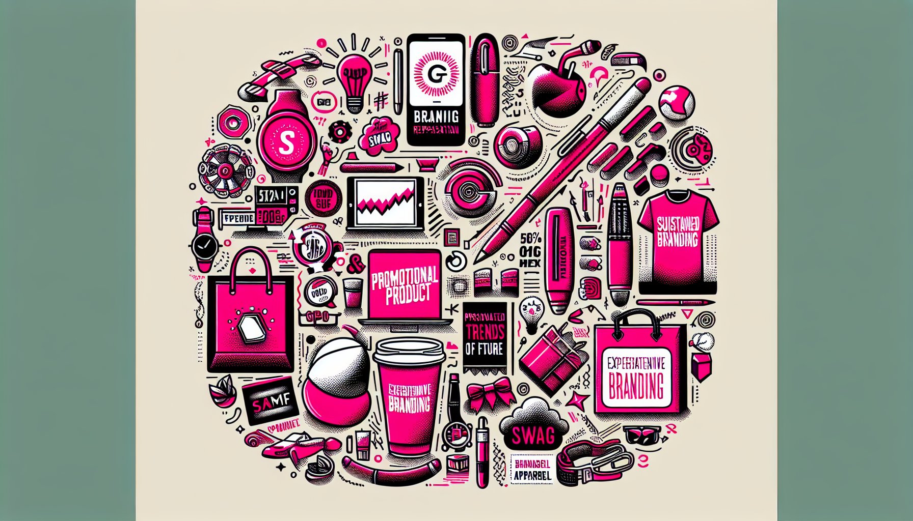 12 promotional product trends for 2025: personalized items, experiential swag, sustainable branding, and branded apparel.