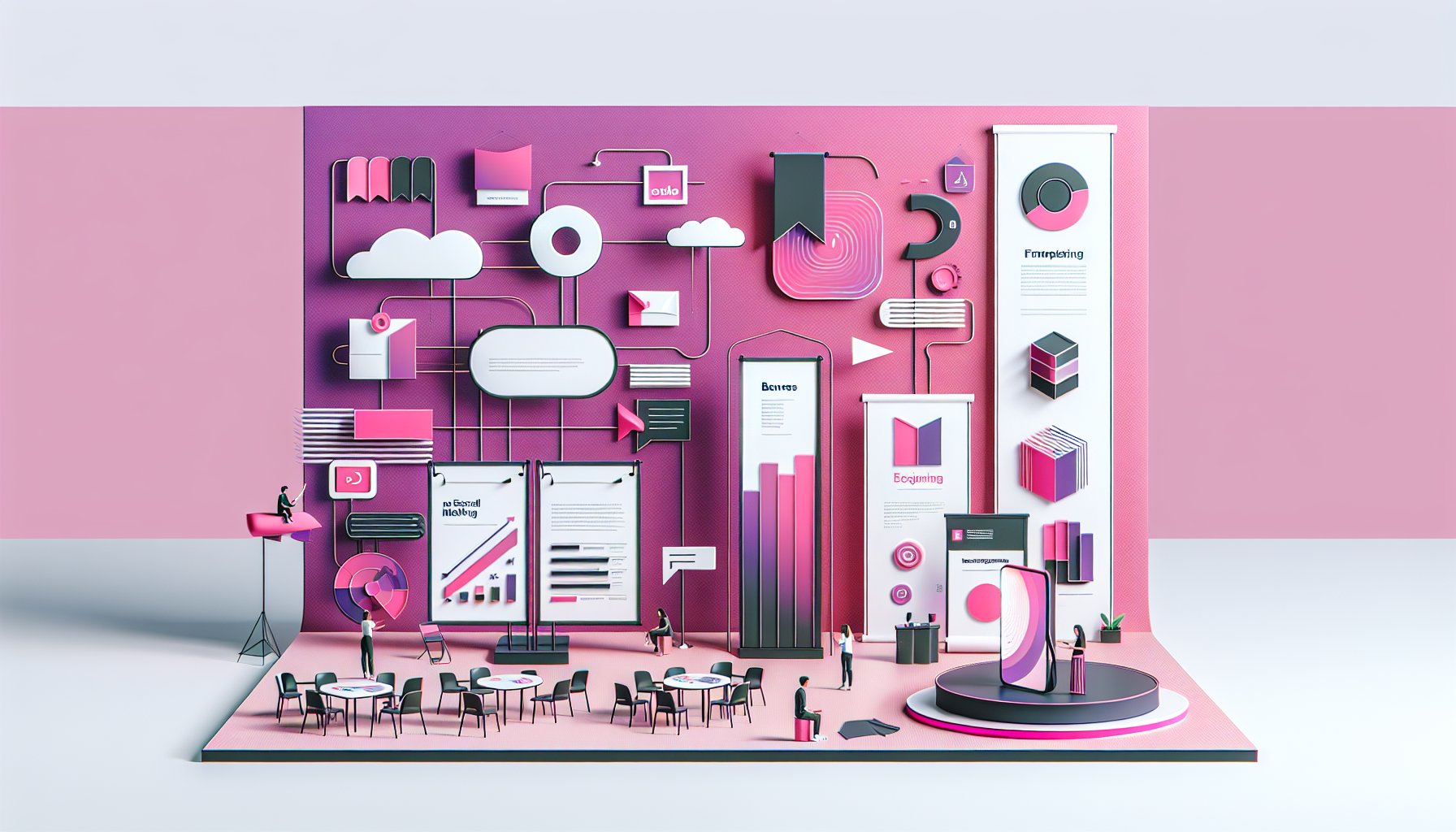 Types of event marketing banners: eco-friendly designs, strategic placement, and interactive experiences for maximum impact.