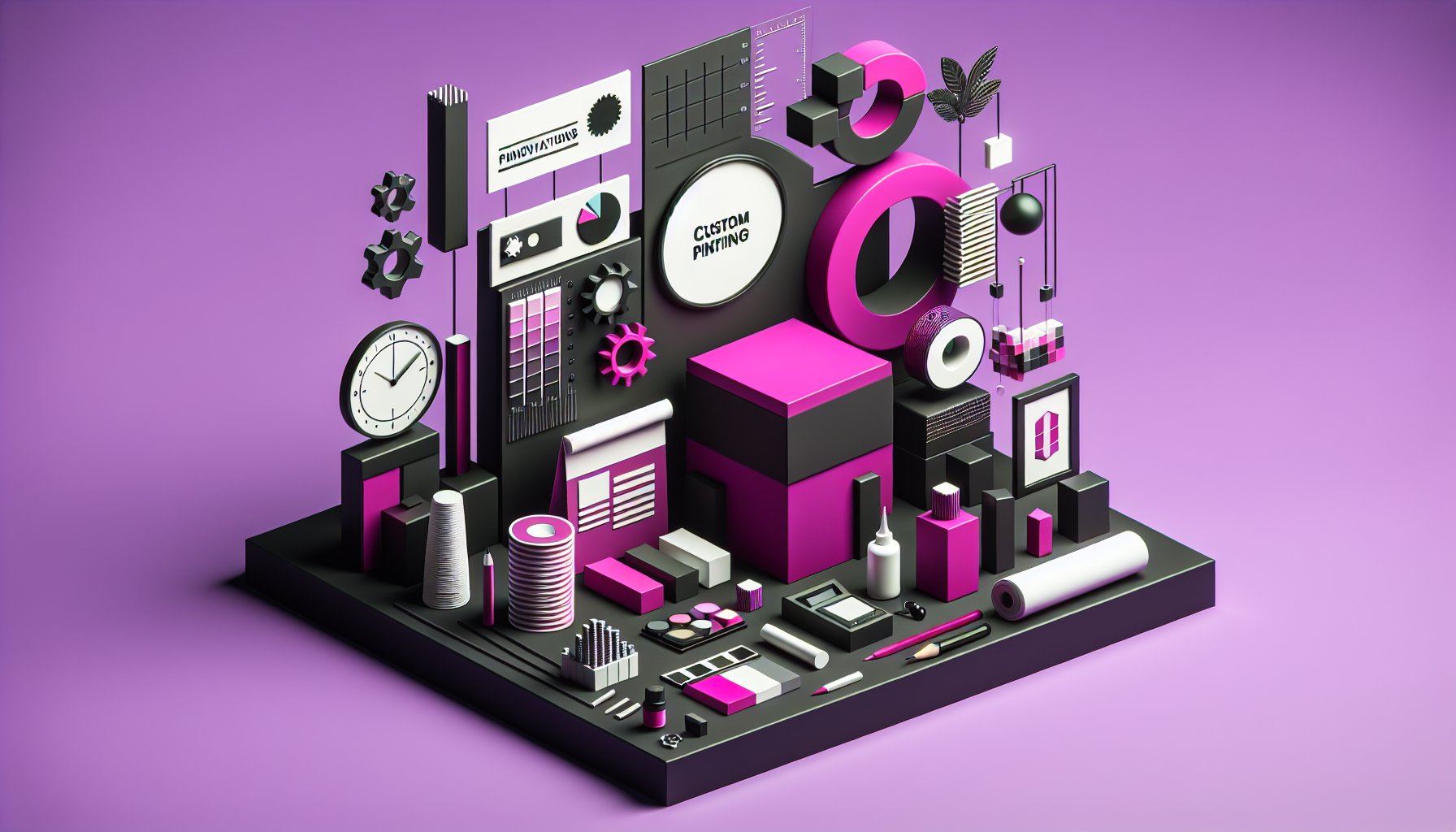 Custom printing services for small businesses enhancing brand identity with eco-friendly materials and innovative packaging strategies.