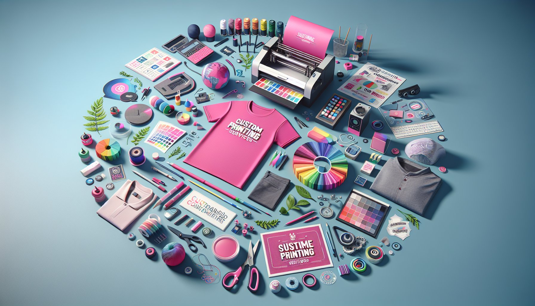 Custom printing services for small businesses enhancing brand recognition with creative marketing solutions and sustainable trends.