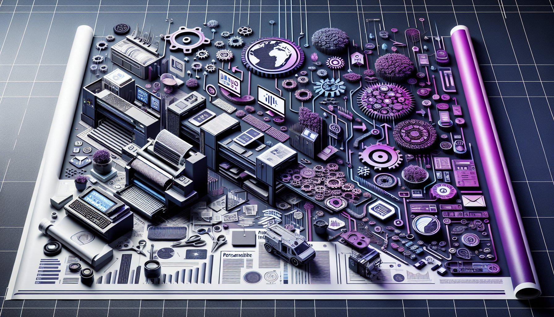 Exploring printing technology evolution, AI advancements, sustainable practices, and personalized marketing solutions by 2025.