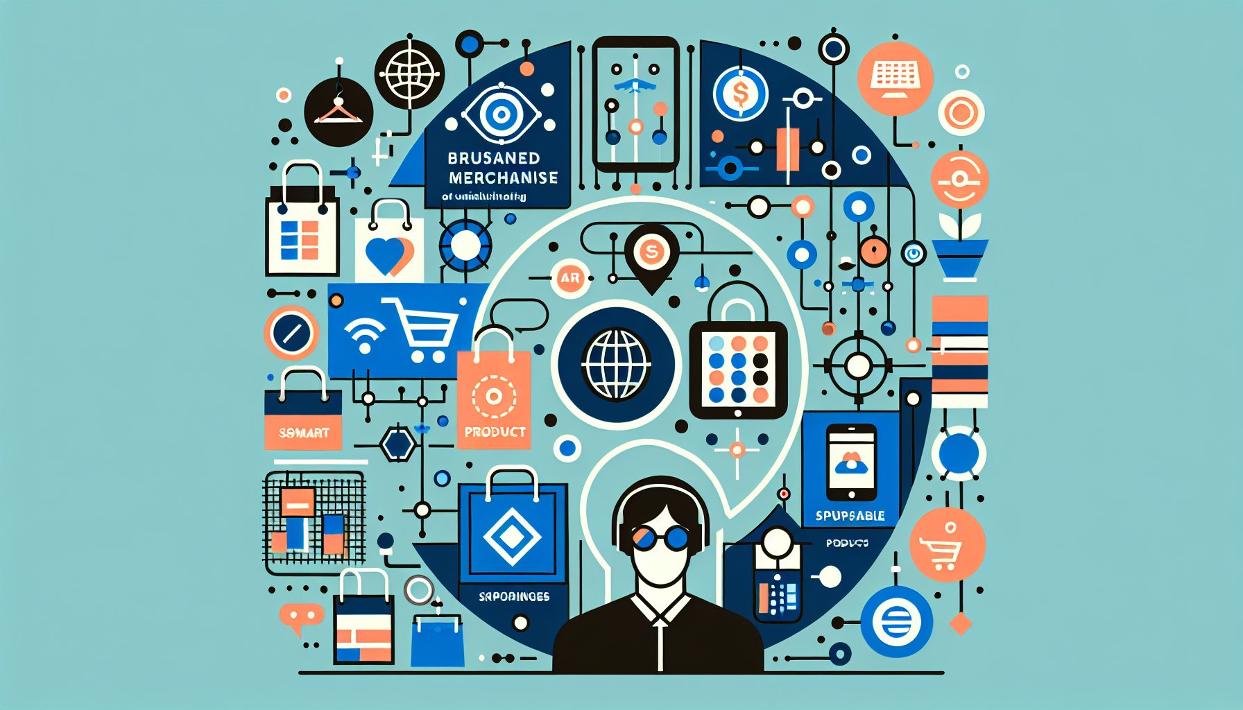 Innovative branded merchandise in 2025: sustainable products, personalized experiences, smart tech, and AR shopping.