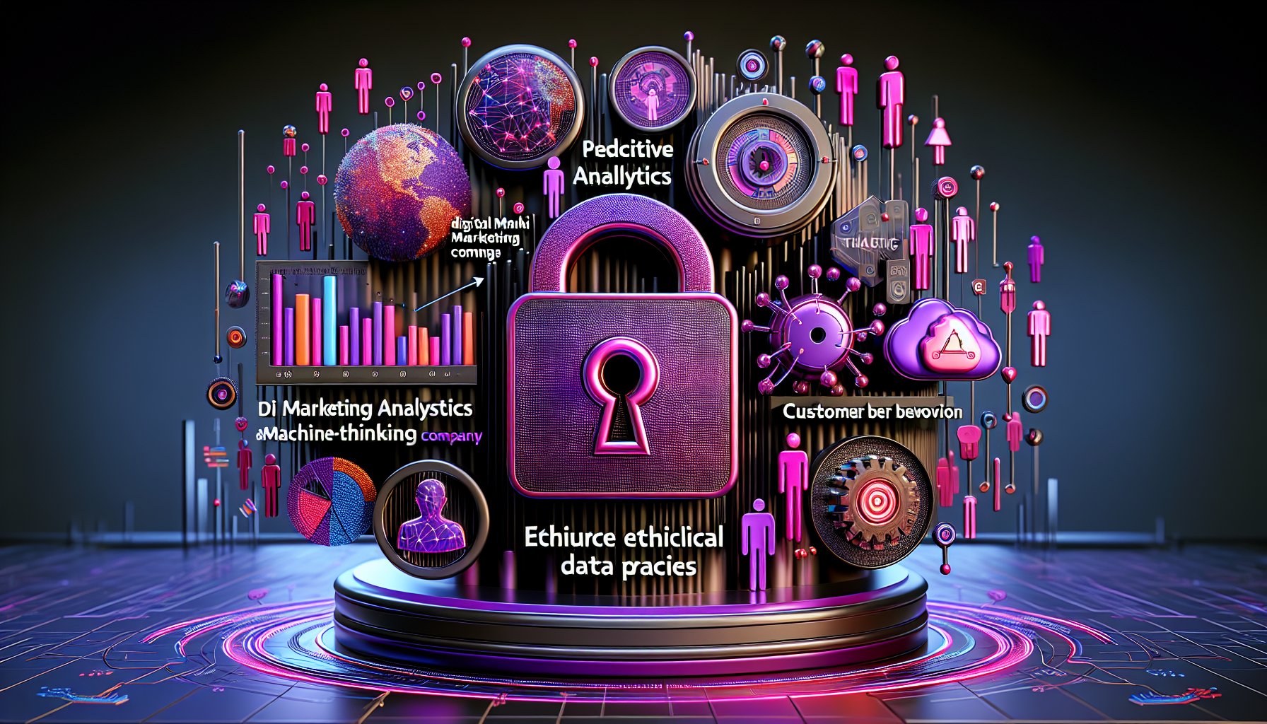 Digital marketing analytics in 2025: leveraging AI for predictive insights on customer behavior with ethical data practices.