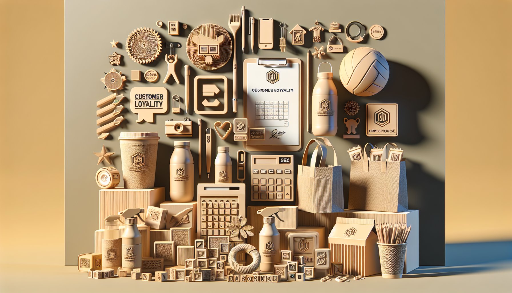 Promotional items like branded merchandise and eco-friendly swag boost customer loyalty through personalization and engagement.