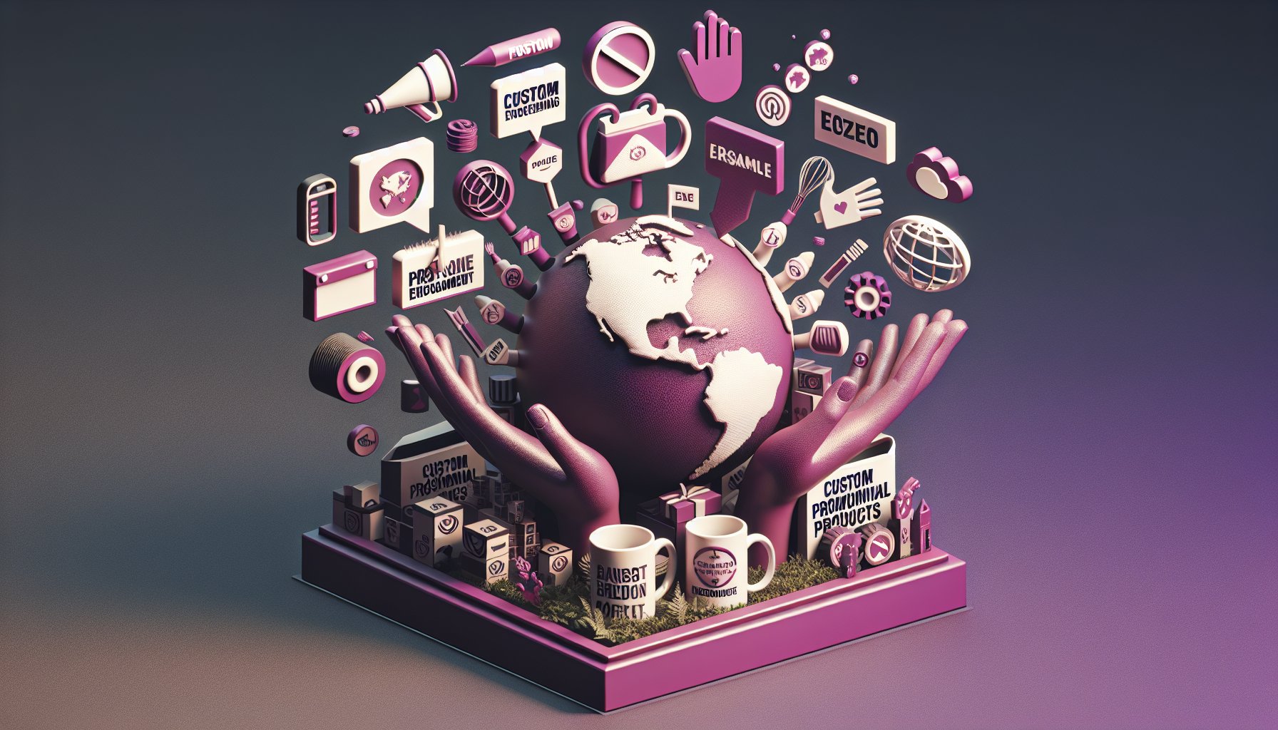 Custom promotional products tailored for audience engagement, enhancing brand loyalty with eco-friendly and personalized marketing.