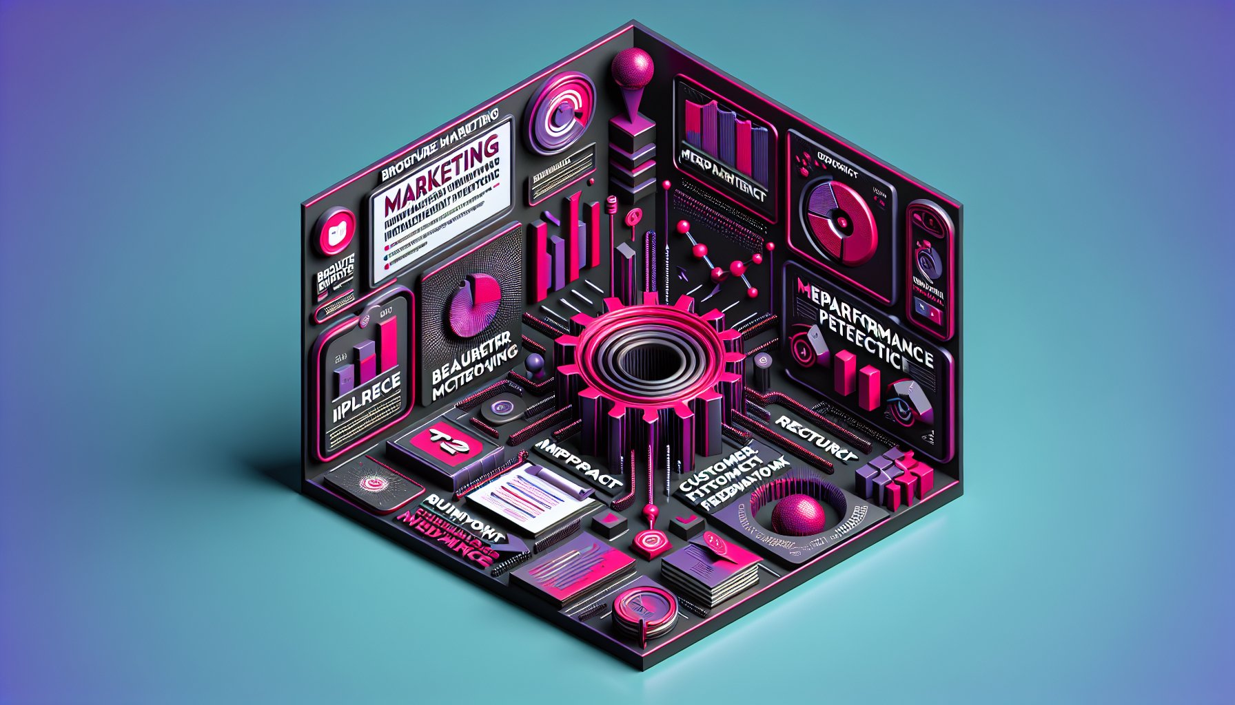 Measuring brochure marketing effectiveness through KPIs, customer feedback, and return on investment analysis.
