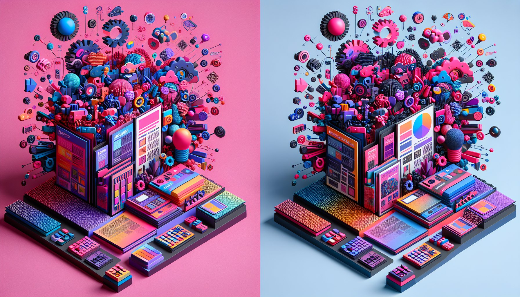 FAQs on brochure design tips for 2025, covering interactive formats, audience engagement, sustainability, and visual storytelling.