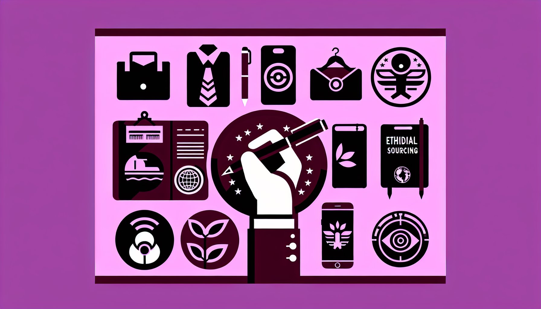 Branded merchandise guide highlighting ethical sourcing, sustainable practices, and customer loyalty by CT Marketing Solutions.