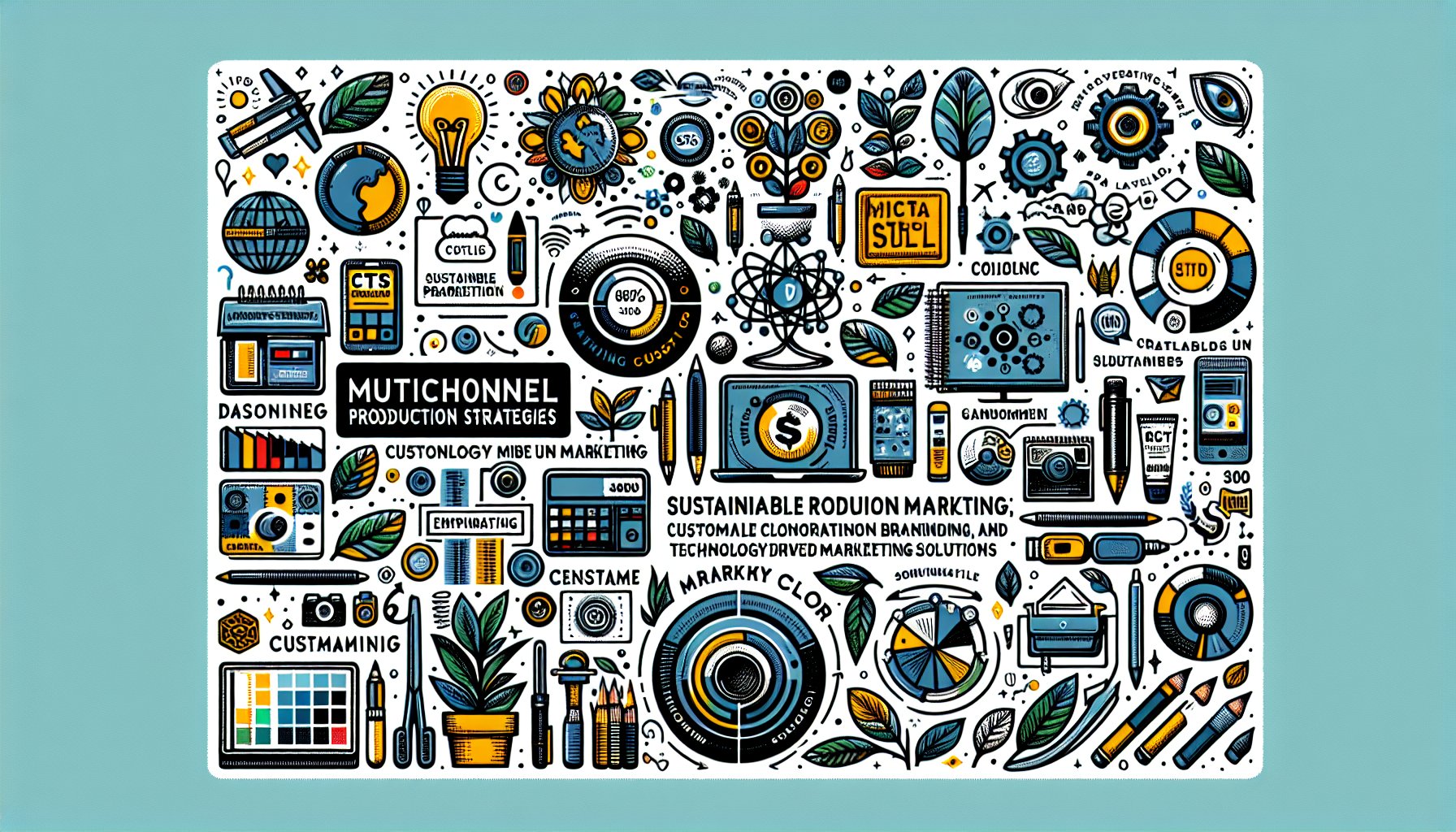 Maximizing output with CT Marketing Solutions: sustainable strategies, multichannel marketing, and tech-driven branding solutions.