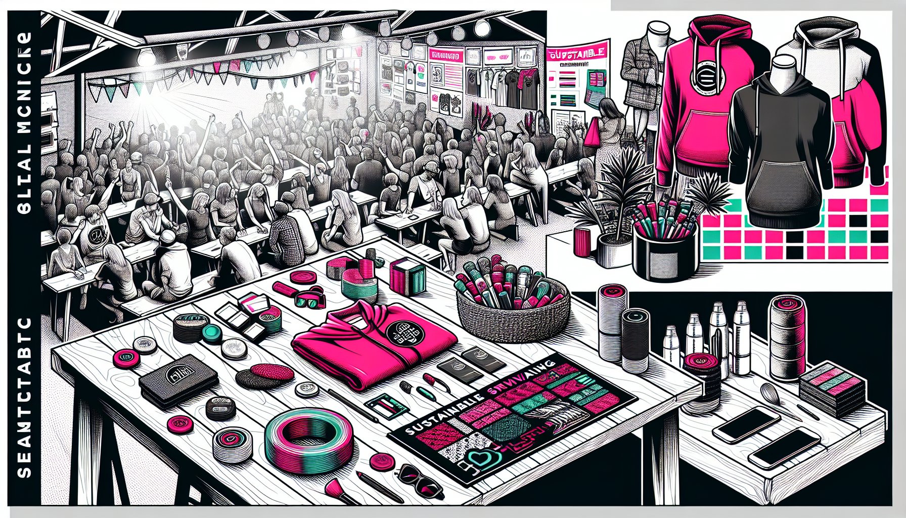 Branded merchandise for events enhances emotional connection with sustainable swag and interactive experiences for standout branding.