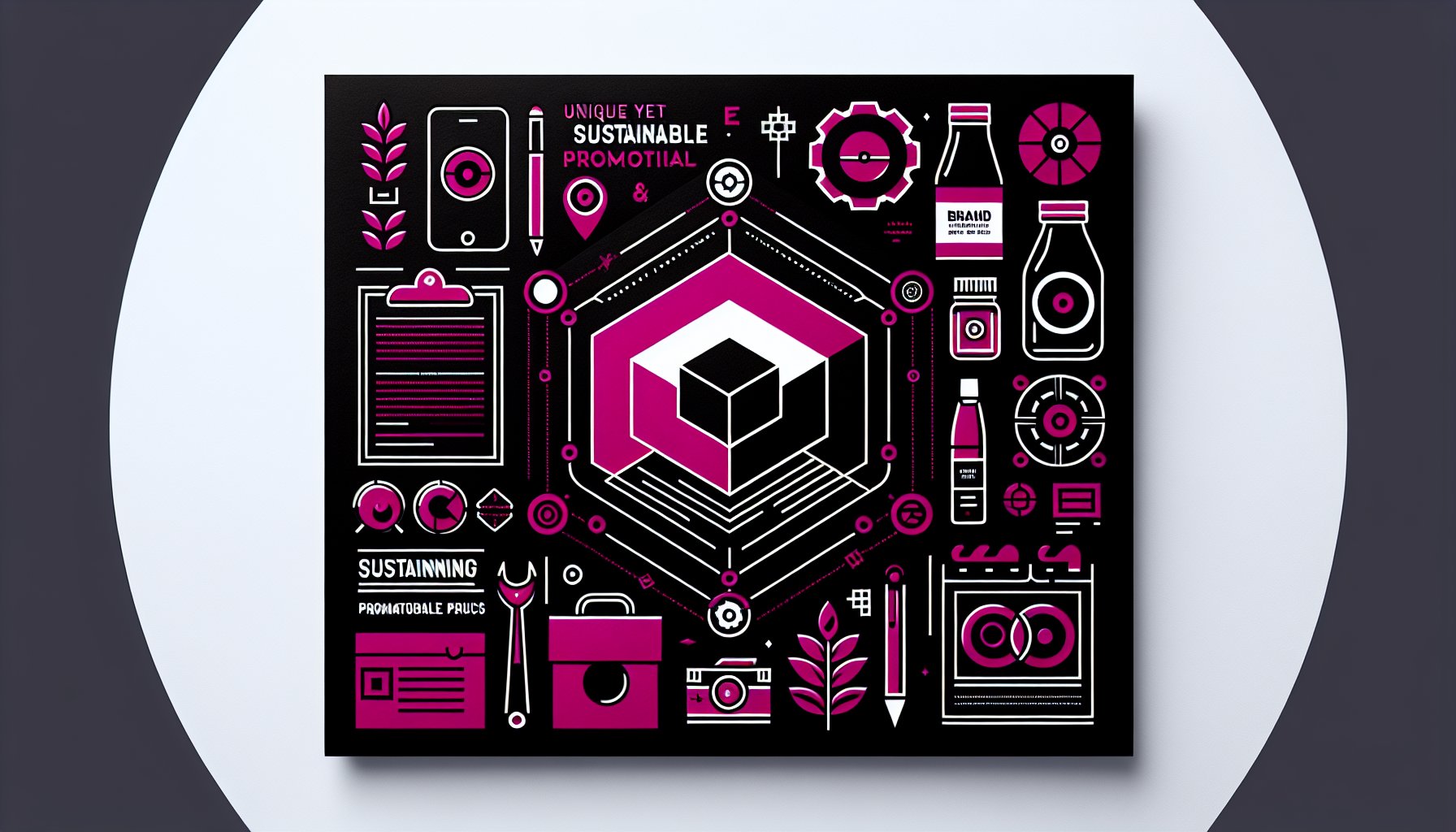 Unique branded merchandise showcasing sustainable products that enhance brand storytelling and audience engagement through creative marketing.