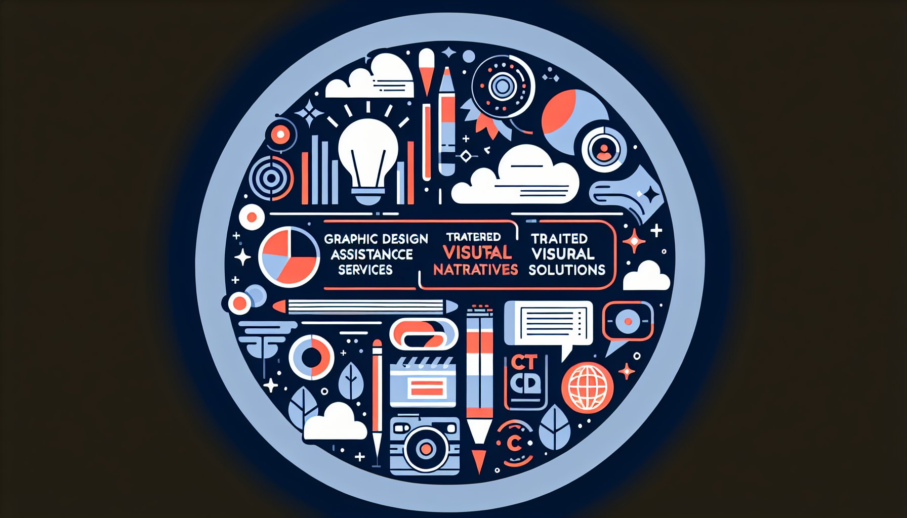 Unlocking creativity with CT Marketing Solutions' tailored graphic design assistance for branding and visual strategies.