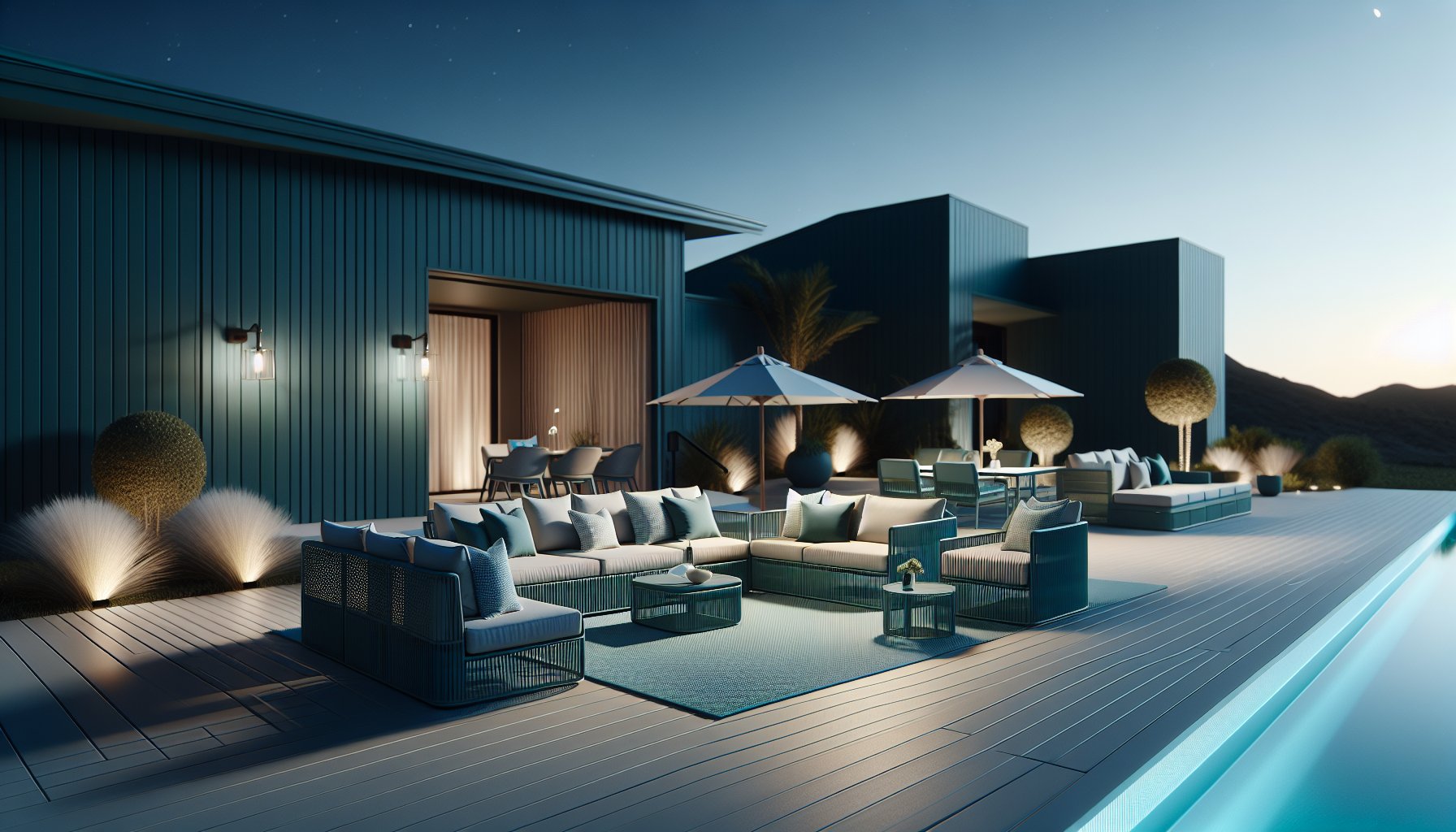 Stylish outdoor furniture trends for 2025 featuring sustainable, multifunctional designs from Carson Outdoor Living.