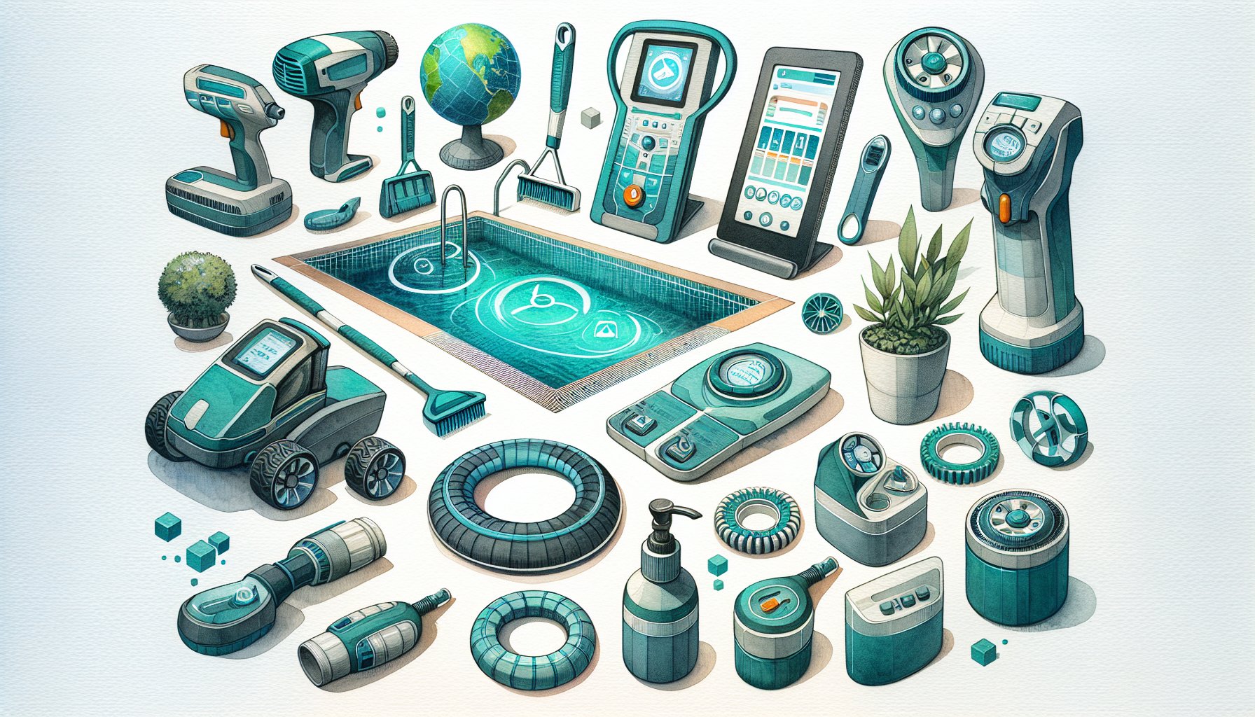 Essential tools for pool maintenance in 2025, featuring smart technology, eco-friendly options, and robotic cleaners for DIY care.