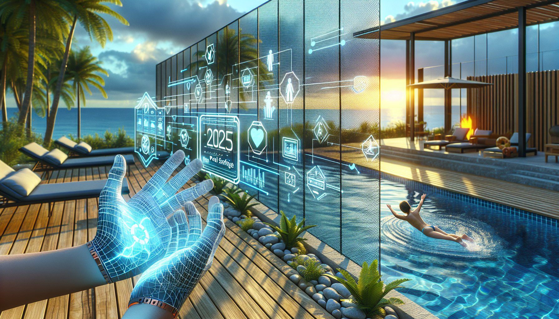 Pool maintenance tips for safety, featuring smart tech, eco-friendly practices, and the Pool Safely Pledge for drowning prevention.