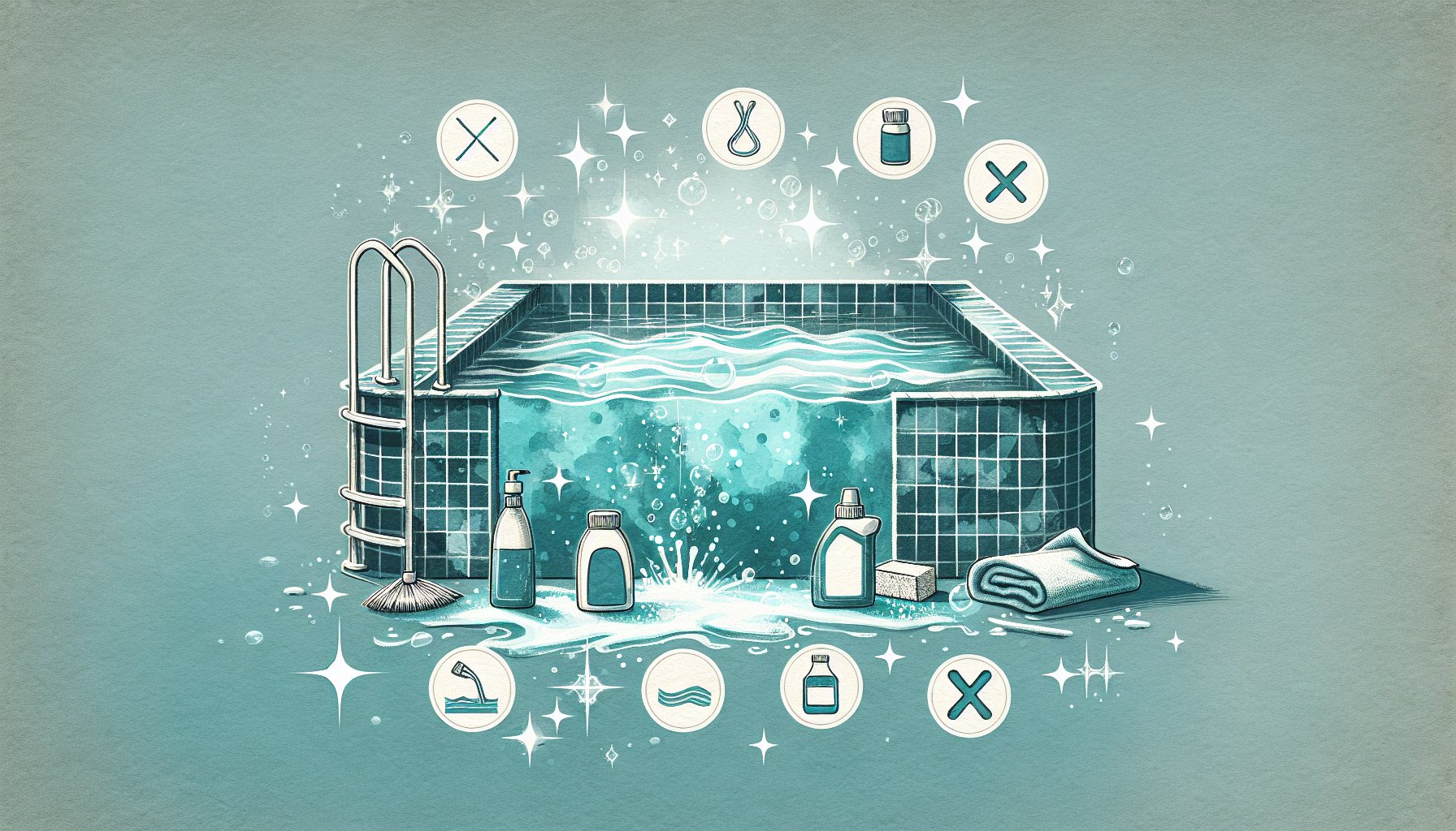 10 common pool maintenance mistakes to avoid in 2025, focusing on water chemistry, filter upkeep, and algae prevention.