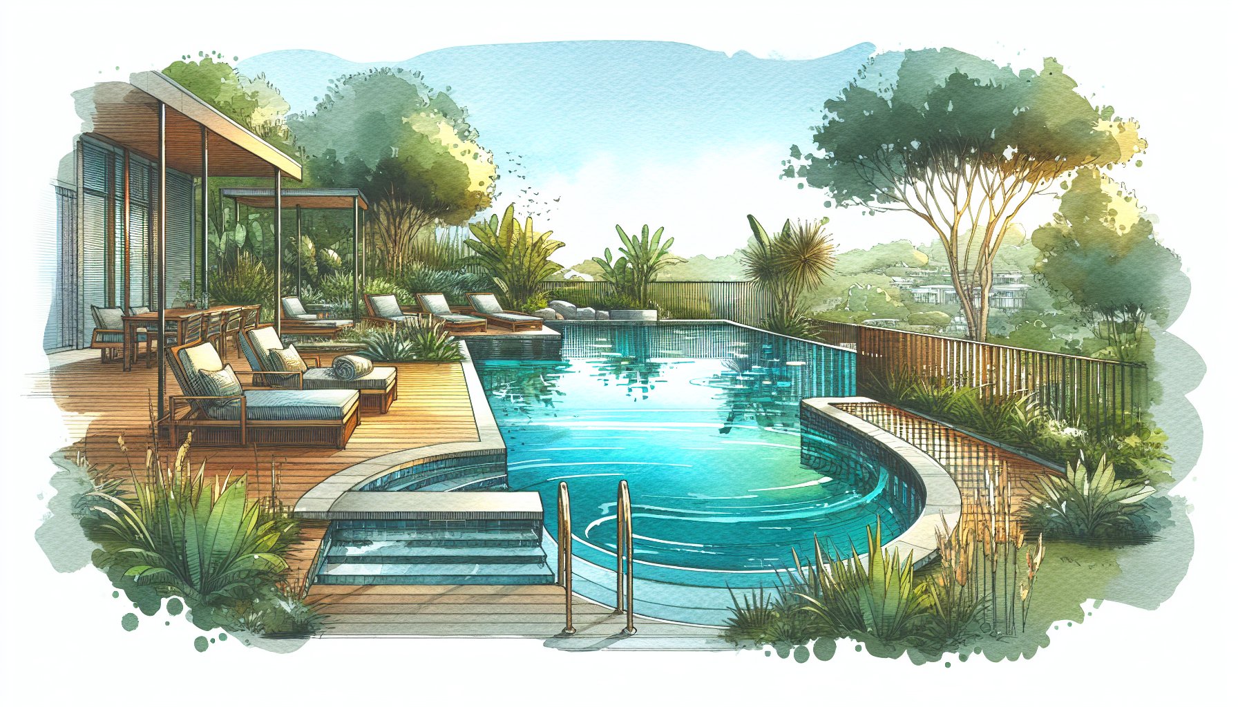 Custom pool design tips for creating a backyard oasis with various pool types and outdoor living enhancements.