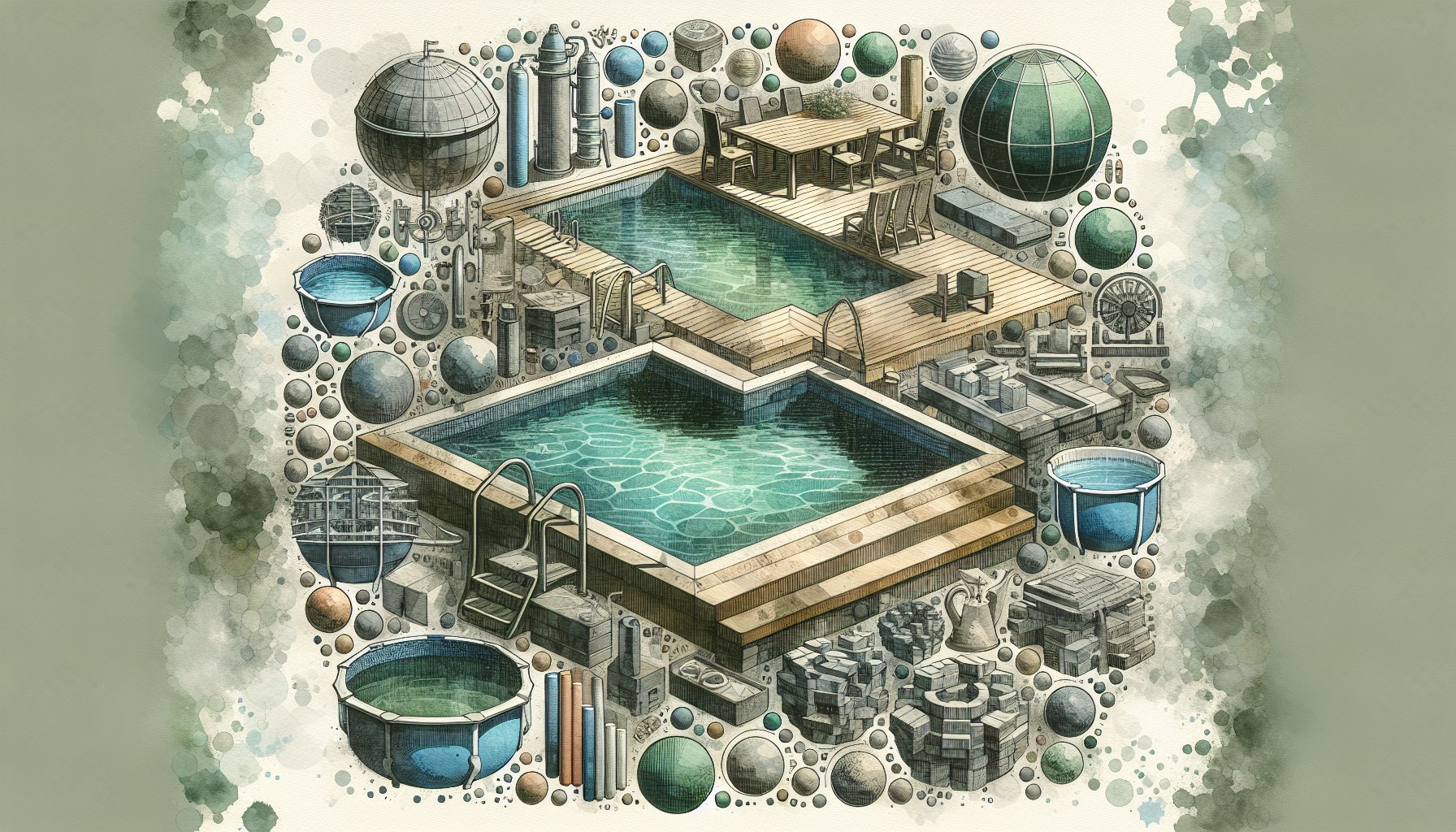 Guide to selecting durable inground pool materials: fiberglass, vinyl, concrete, and eco-friendly options for 2025.