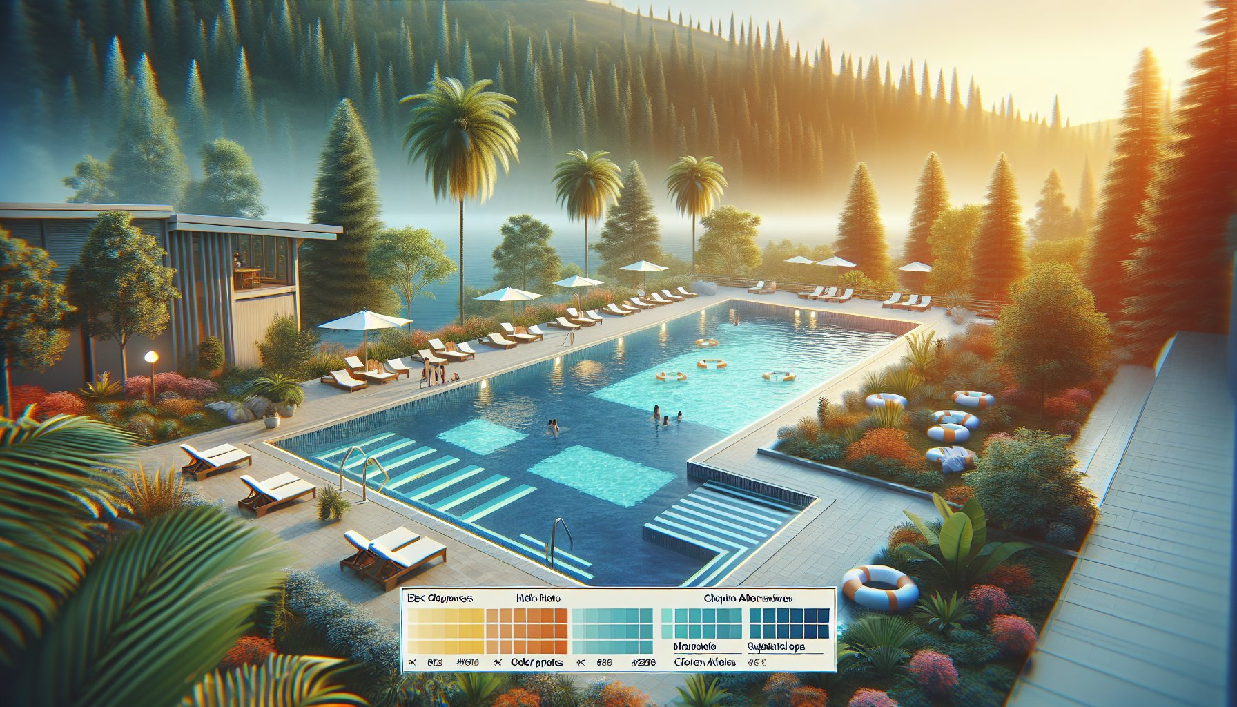 Inground pools' environmental impact and eco-friendly options for sustainable practices and chlorine alternatives.