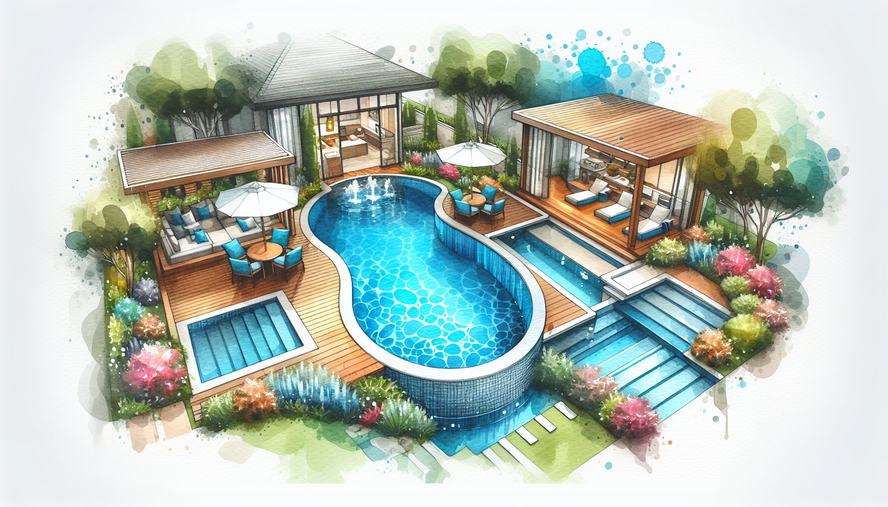 Inground pool design guide showcasing ideal shapes, sizes, and smart features for transforming outdoor living spaces.