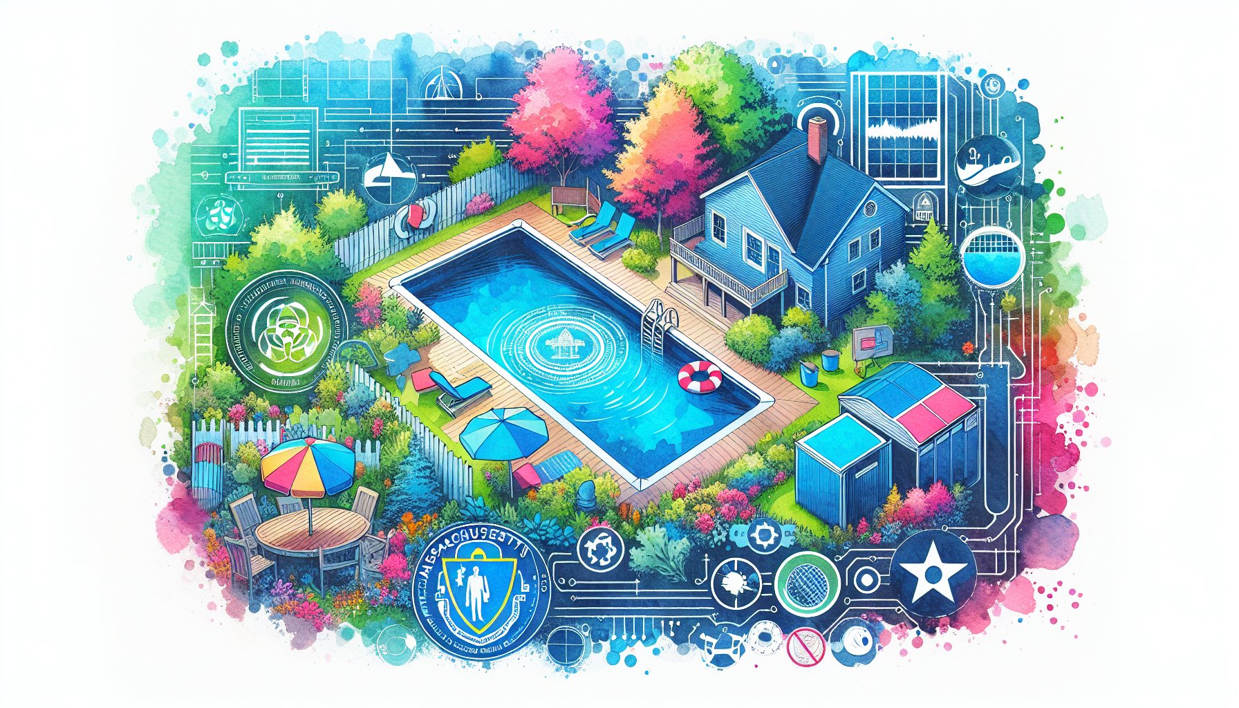 Local regulations for inground pools in Massachusetts, covering safety compliance, eco-friendly solutions, and permitting processes.