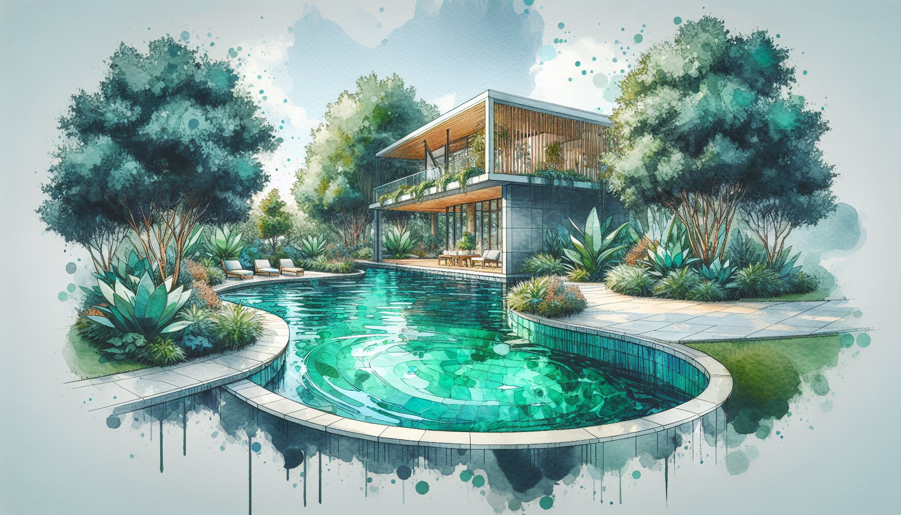 Inground pool landscaping trends for 2025: biophilic design, eco-friendly features, smart pools, and enhanced outdoor living spaces.