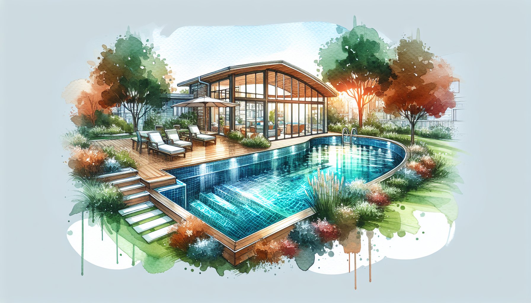 Eco-friendly inground pools promoting sustainable backyard design with fiberglass benefits, energy efficiency, and water conservation.