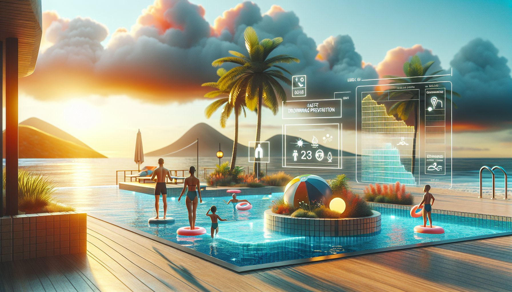 Inground pool safety tips for 2025: drowning prevention, smart technology, swimming lessons, and safety barriers.