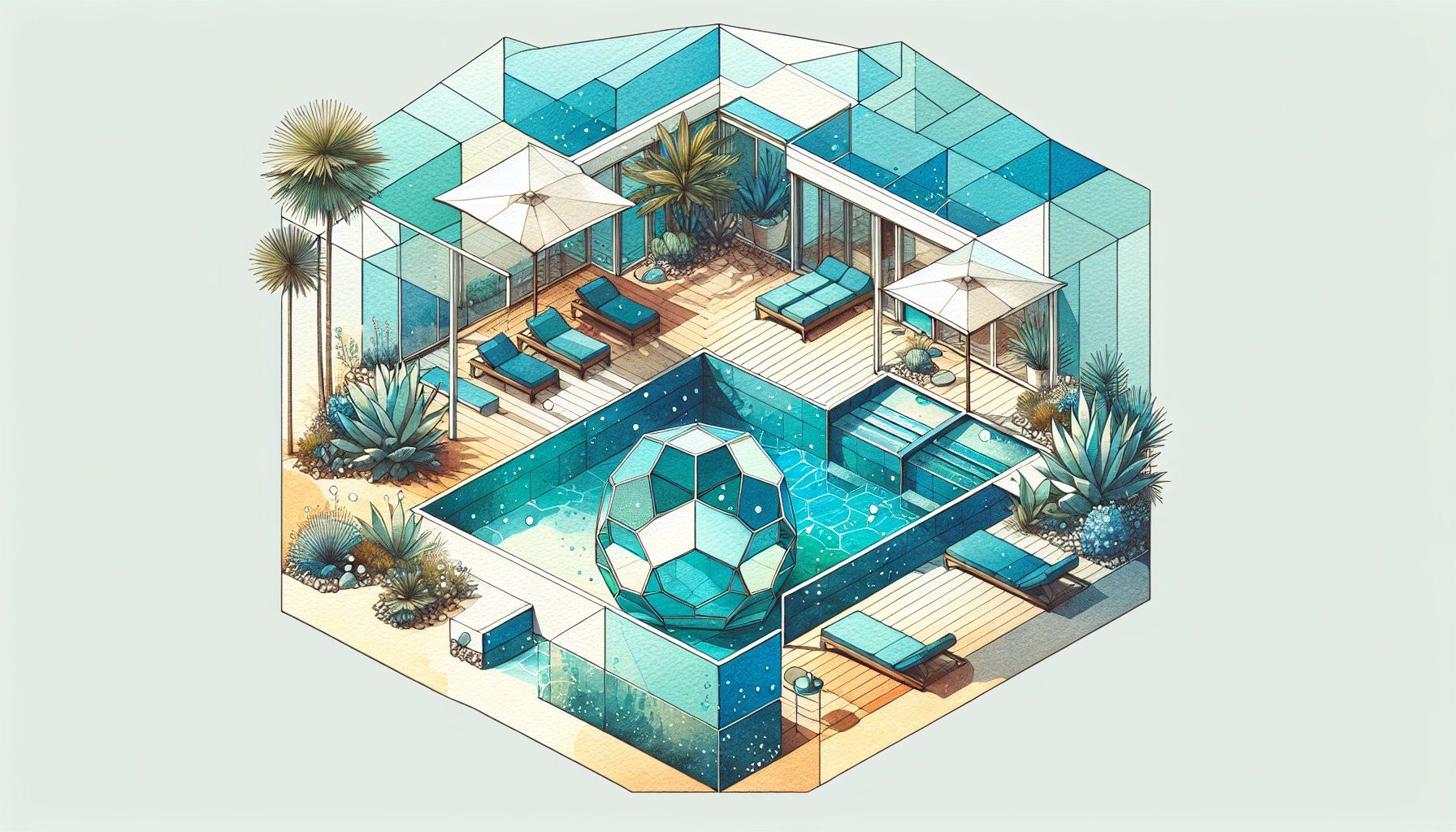 Inground pool design trends featuring tanning ledges, geometric shapes, saltwater systems, and eco-friendly options.
