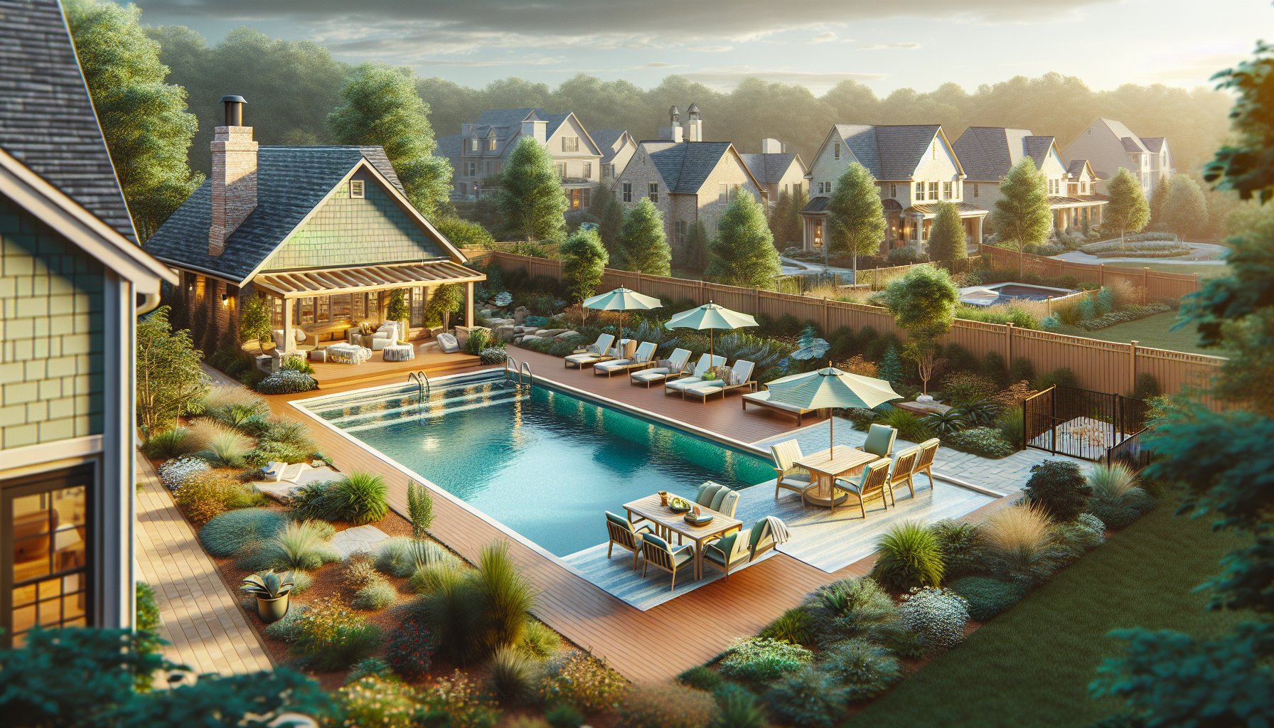 Custom pool designs in Ellicott City, MD, creating eco-friendly backyard oases for enhanced outdoor living.