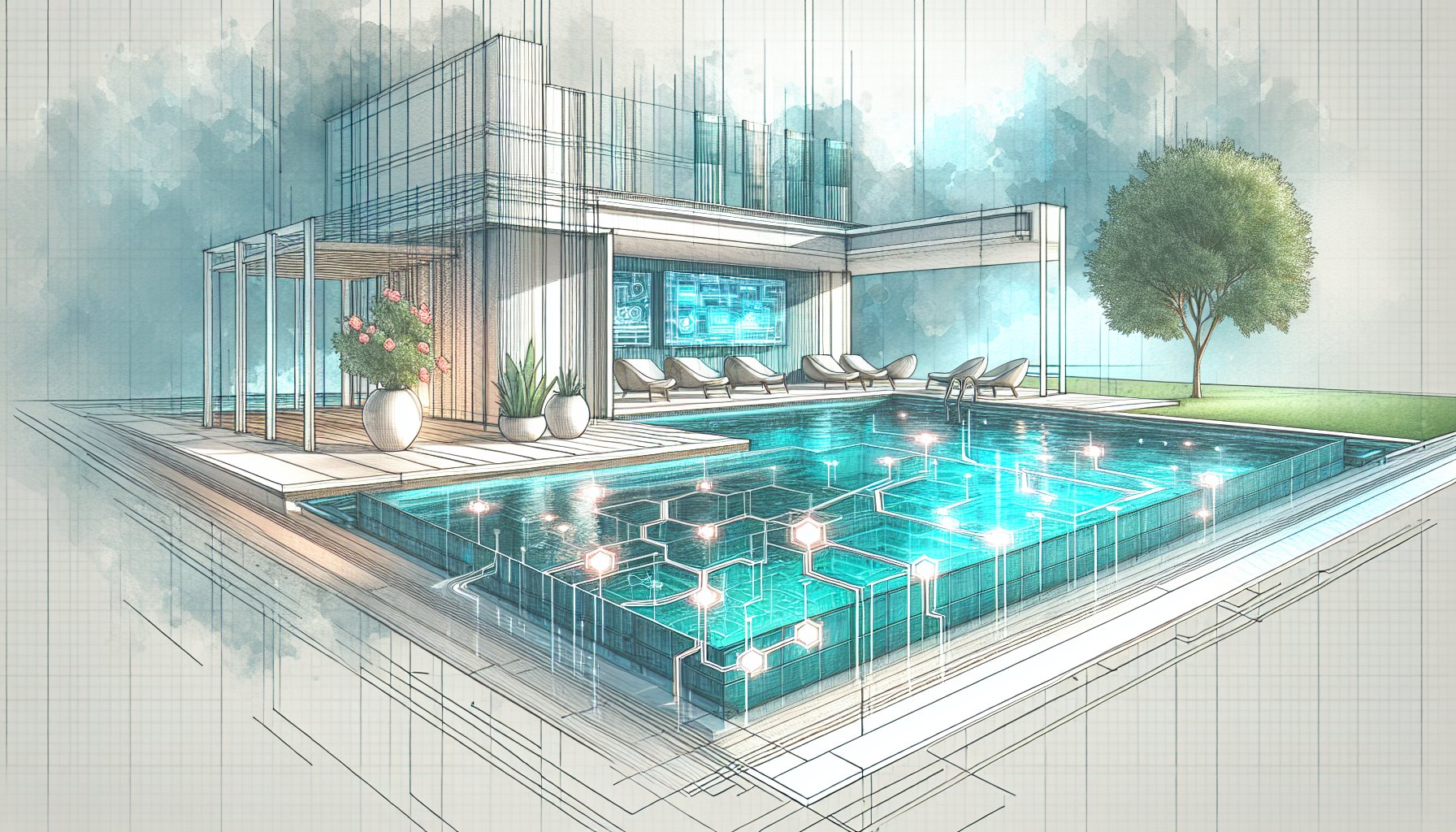 Custom pool designs in 2025 featuring smart technology, eco-friendly features, virtual reality, and 3D printing innovations.