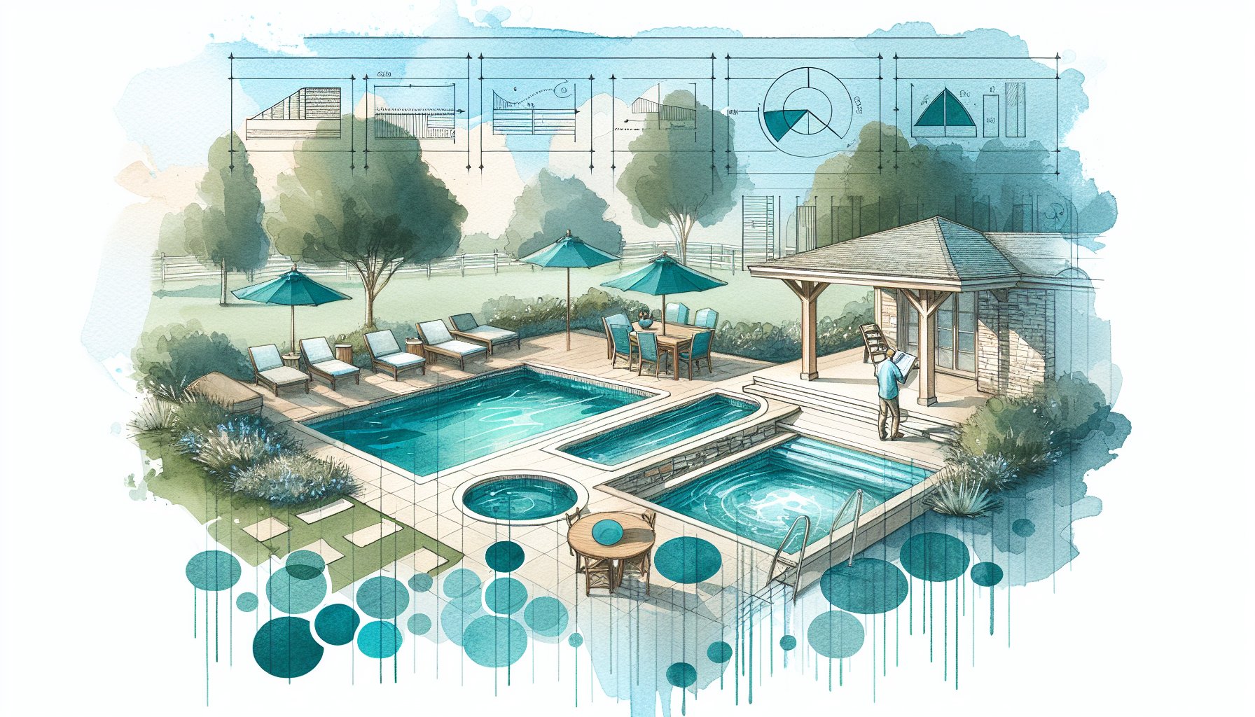 Guide to selecting a custom pool design, evaluating outdoor space, budget, styles, types, and landscape integration.