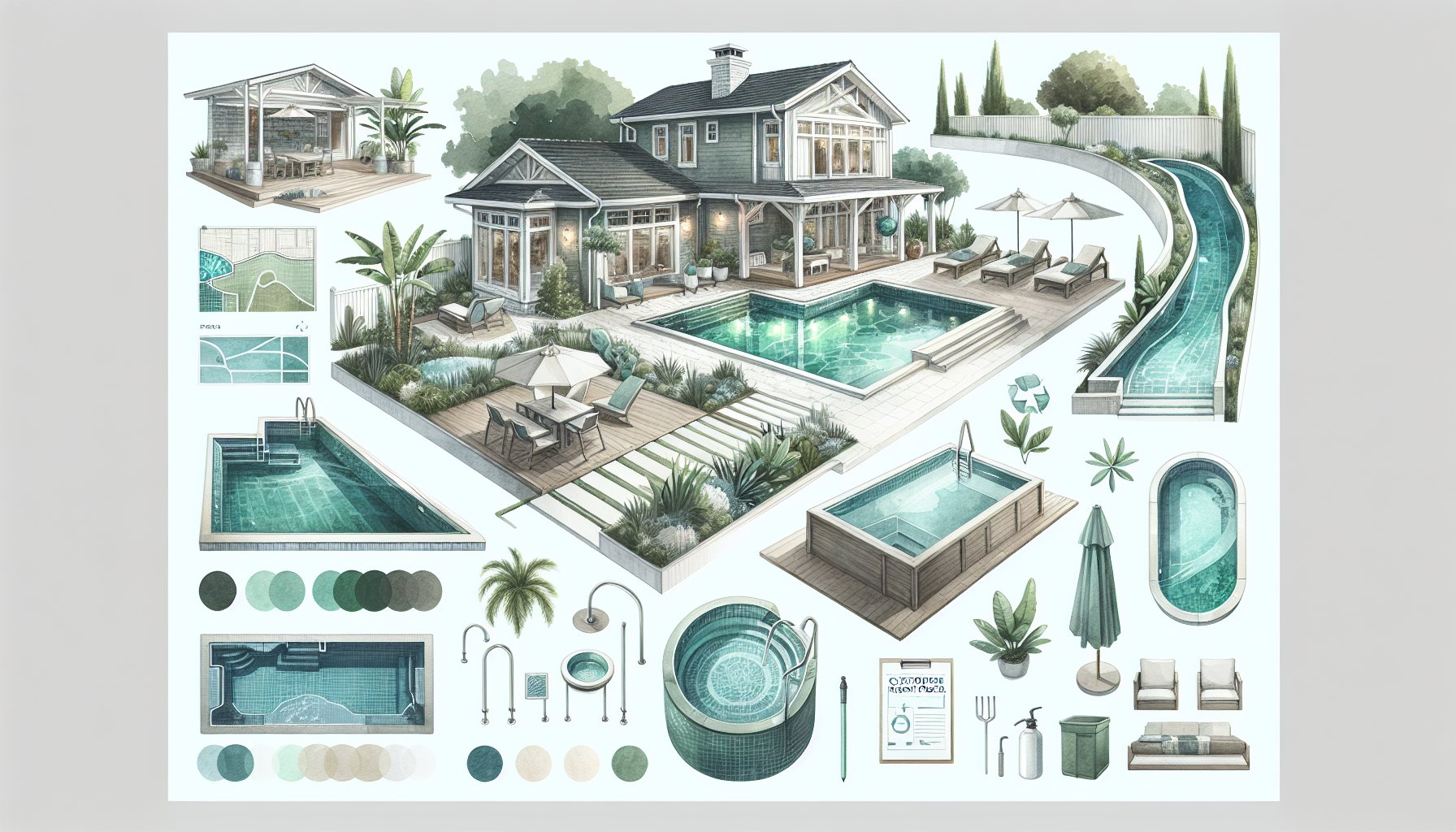 Custom pool designs debunk myths on fiberglass pools, maintenance, and eco-friendly features for personalized solutions.