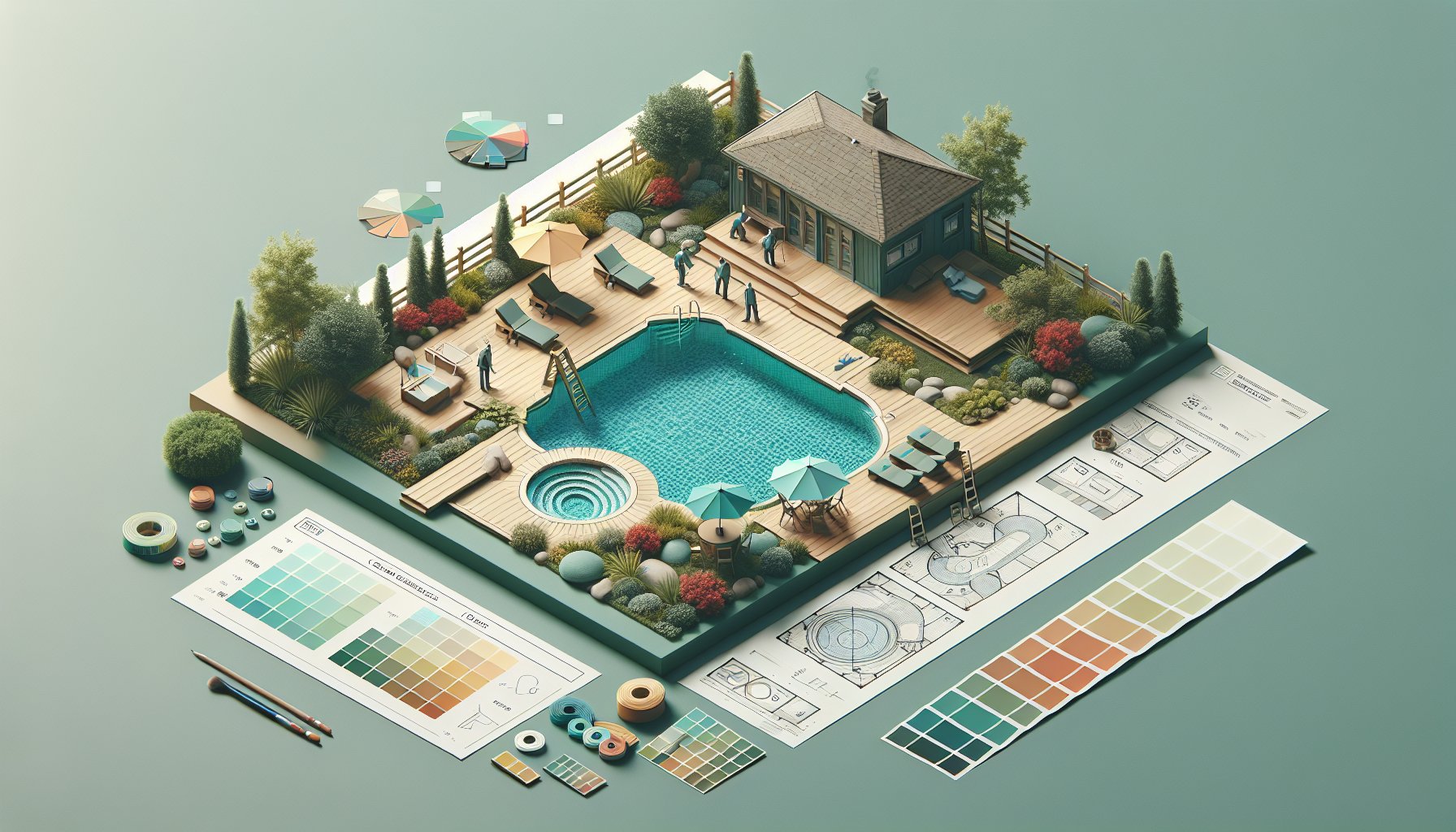 Professional pool builders ensure eco-friendly designs, compliance with local regulations, and customized pool construction for your needs.