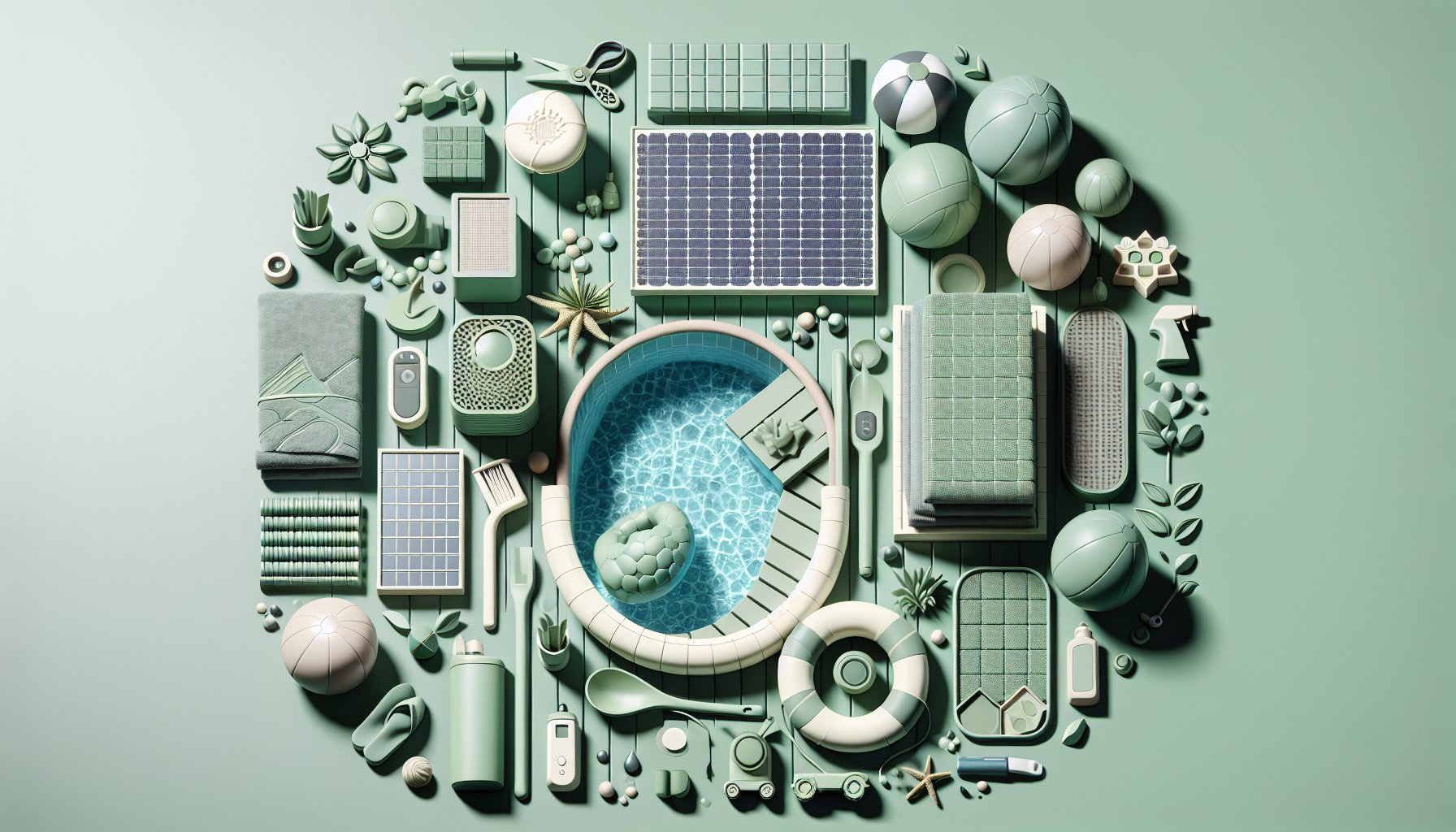 Eco-friendly pool accessories for 2025: solar innovations, biodegradable toys, and sustainable maintenance for [Your City] residents.