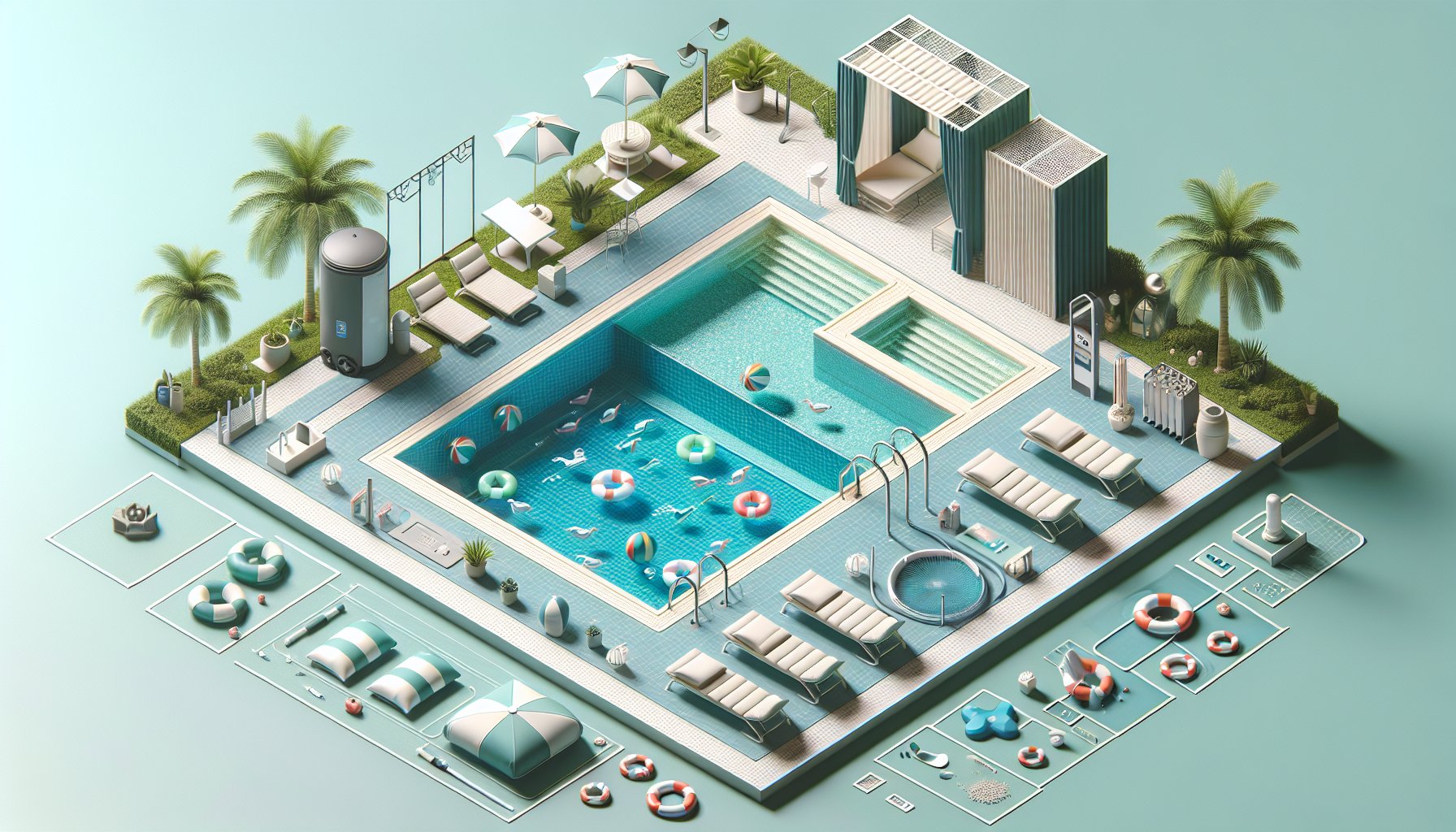 Essential pool accessories for homeowners: covers, filtration systems, safety gear, and smart technology for optimal enjoyment.