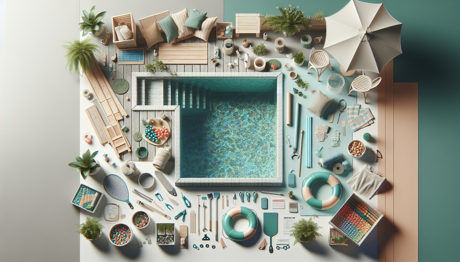 Budget-friendly pool accessories for affordable summer fun, featuring DIY projects and eco-friendly options for pool parties.