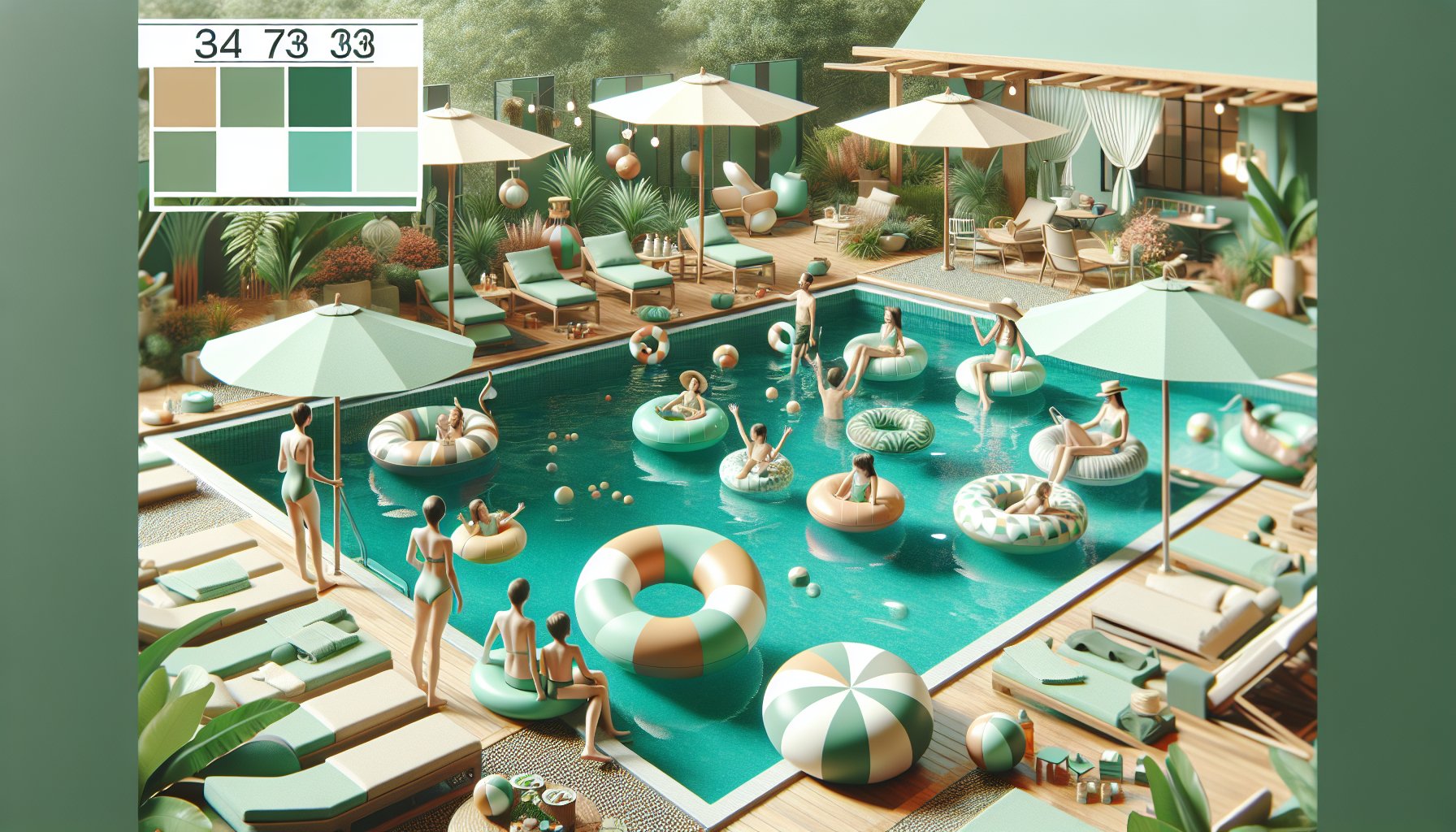 Guide to selecting eco-friendly pool floats for family activities, featuring innovative designs for 2025 pool culture.